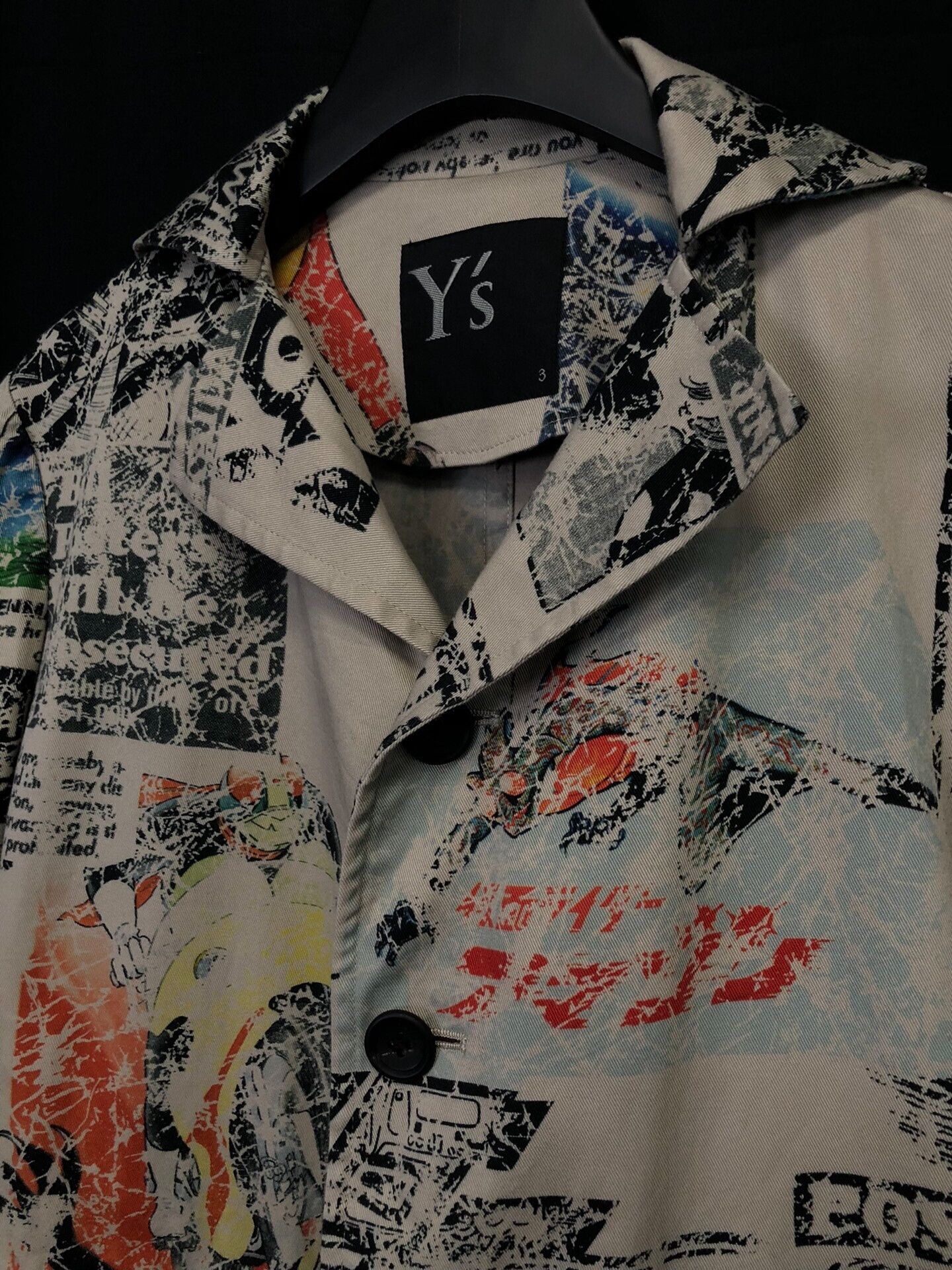 Yohji Yamamoto Yohji Yamamoto Collaboration Jacket with Prints Size US M / EU 48-50 / 2 - 7 Thumbnail