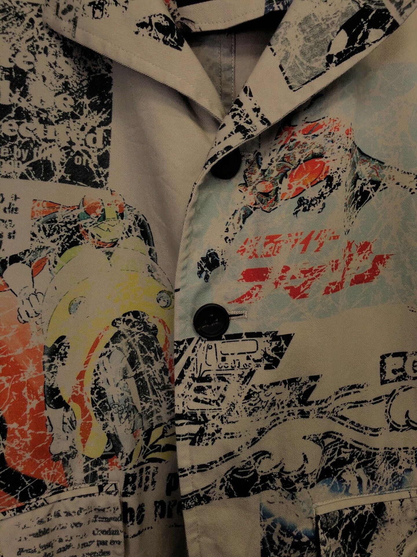 Yohji Yamamoto Yohji Yamamoto Collaboration Jacket with Prints Size US M / EU 48-50 / 2 - 6 Thumbnail