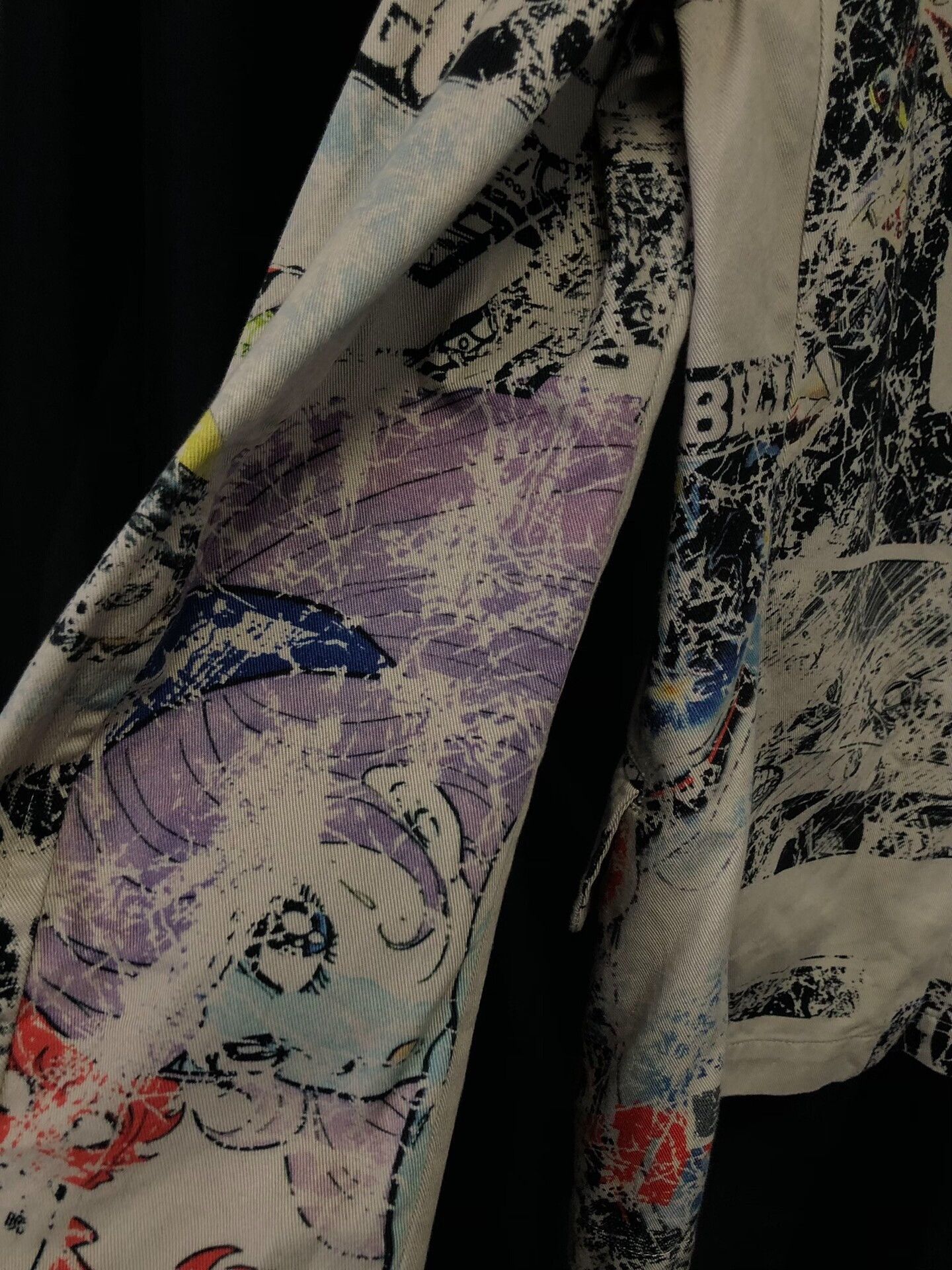 Yohji Yamamoto Yohji Yamamoto Collaboration Jacket with Prints Size US M / EU 48-50 / 2 - 5 Thumbnail