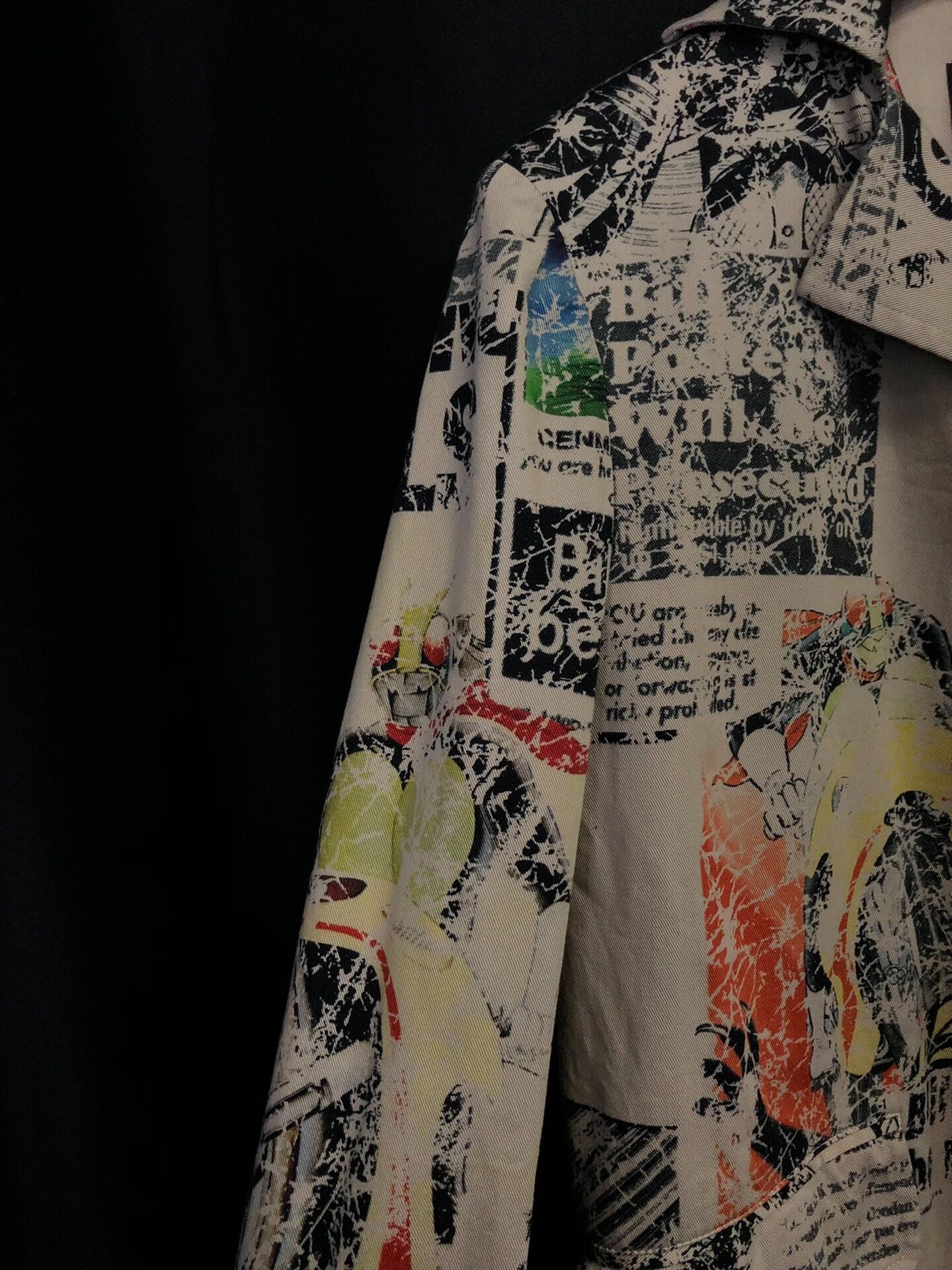 Yohji Yamamoto Yohji Yamamoto Collaboration Jacket with Prints Size US M / EU 48-50 / 2 - 8 Thumbnail