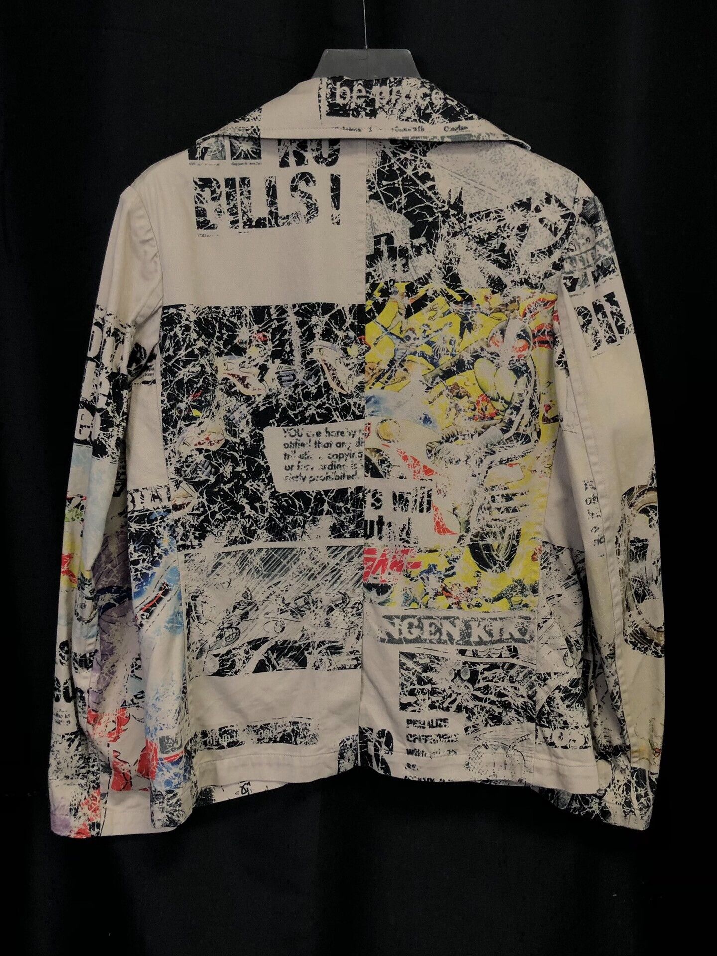 Yohji Yamamoto Yohji Yamamoto Collaboration Jacket with Prints Size US M / EU 48-50 / 2 - 2 Thumbnail