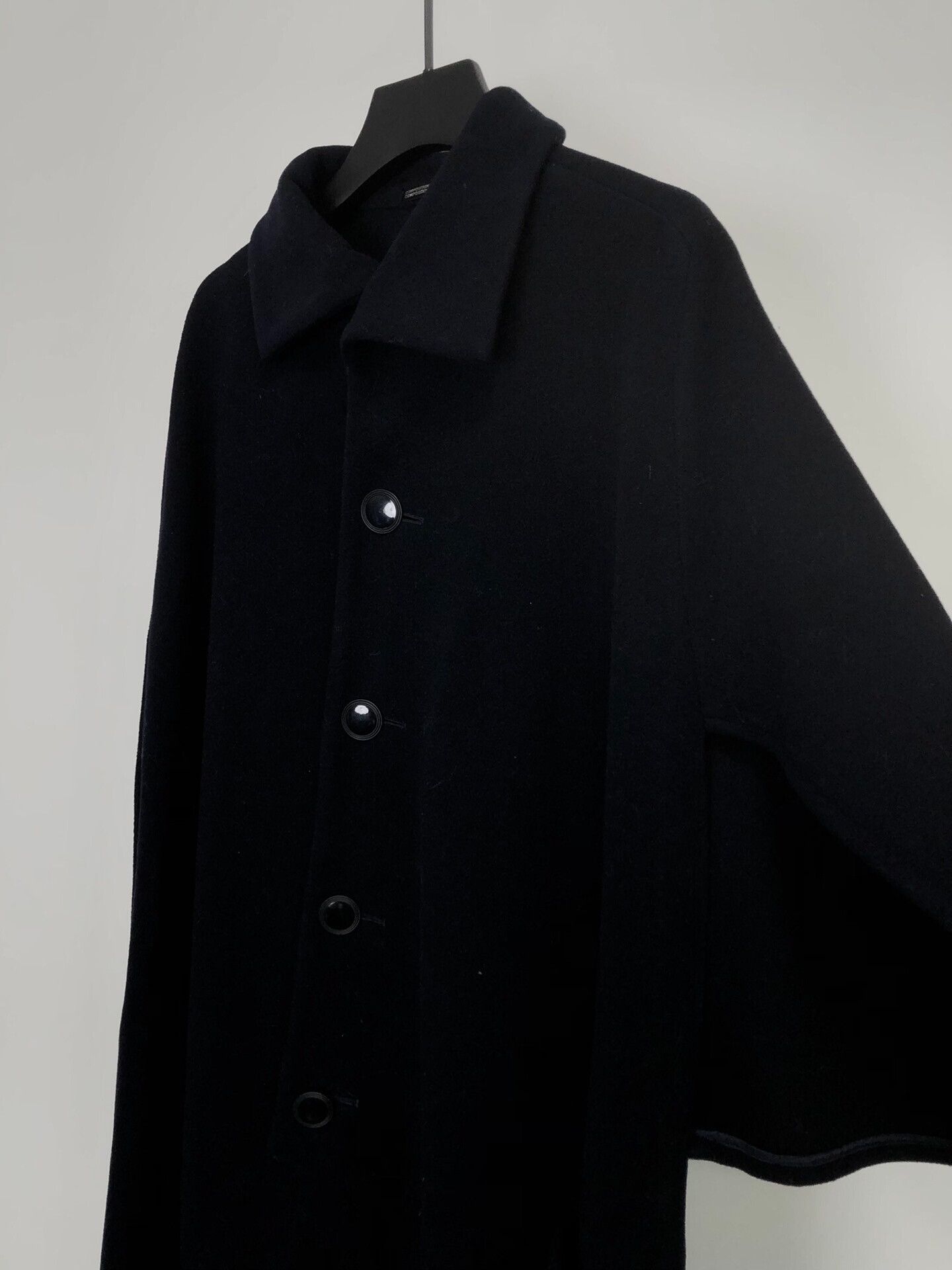 Yohji Yamamoto yohji yamamoto asymmetrical coat in black Size US M / EU 48-50 / 2 - 4 Thumbnail