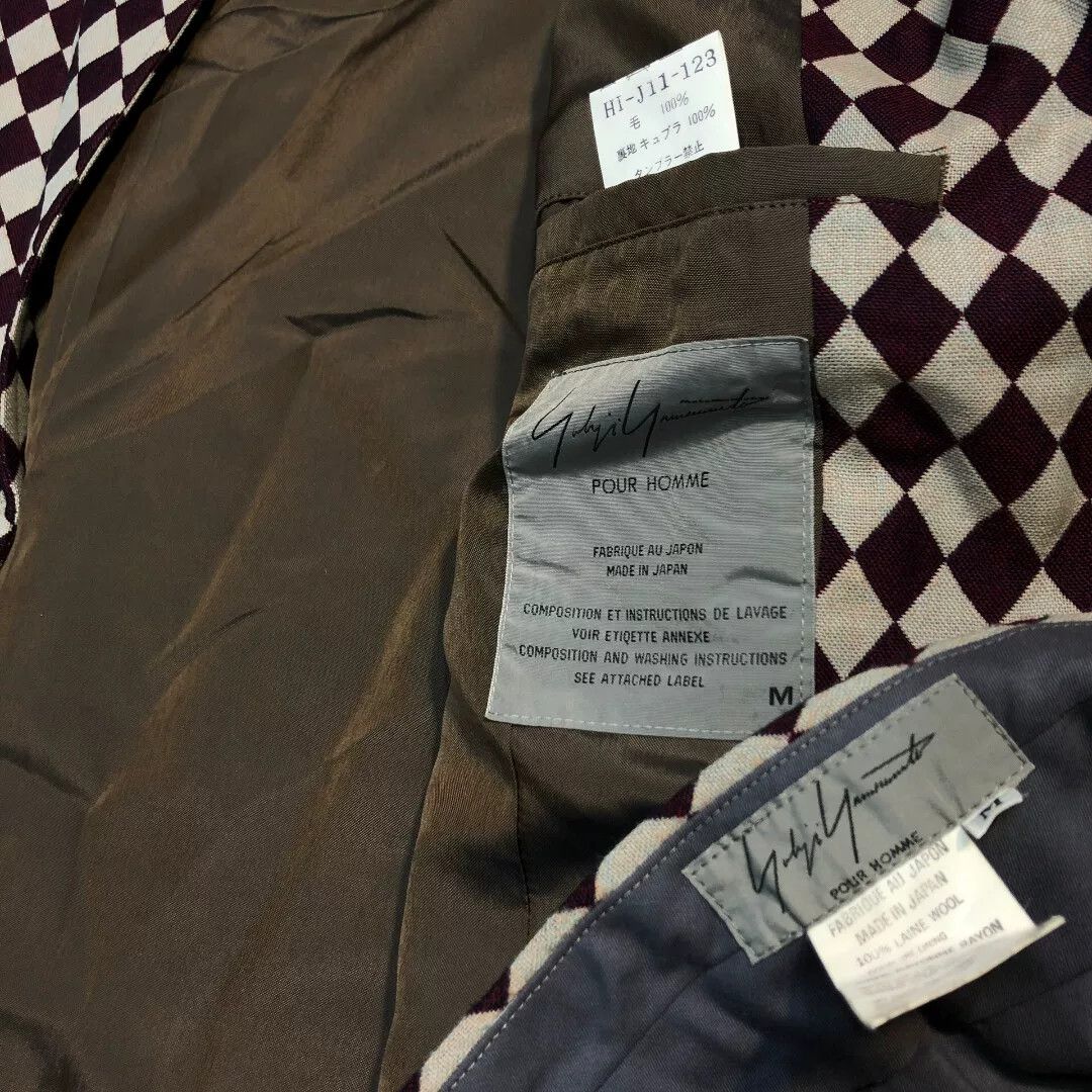 Yohji Yamamoto yohji yamamoto patterned suit set Size US M / EU 48-50 / 2 - 6 Thumbnail