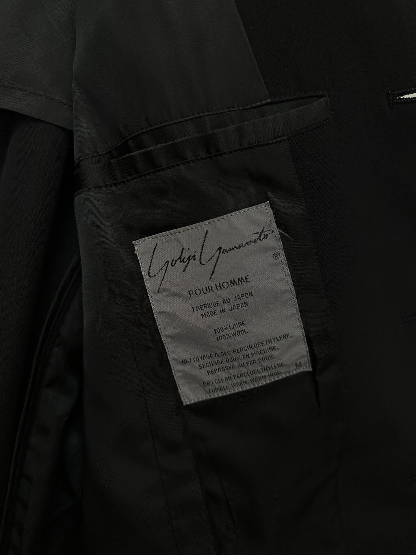 Yohji Yamamoto yohji yamamoto embroidered black jacket Size US M / EU 48-50 / 2 - 4 Thumbnail