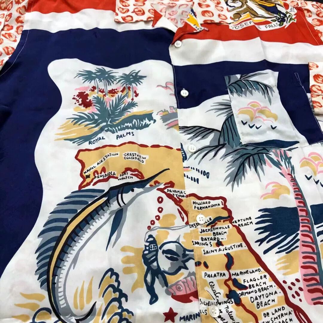 Comme des Garcons comme des garçons summer printed shirt Size US L / EU 52-54 / 3 - 5 Thumbnail