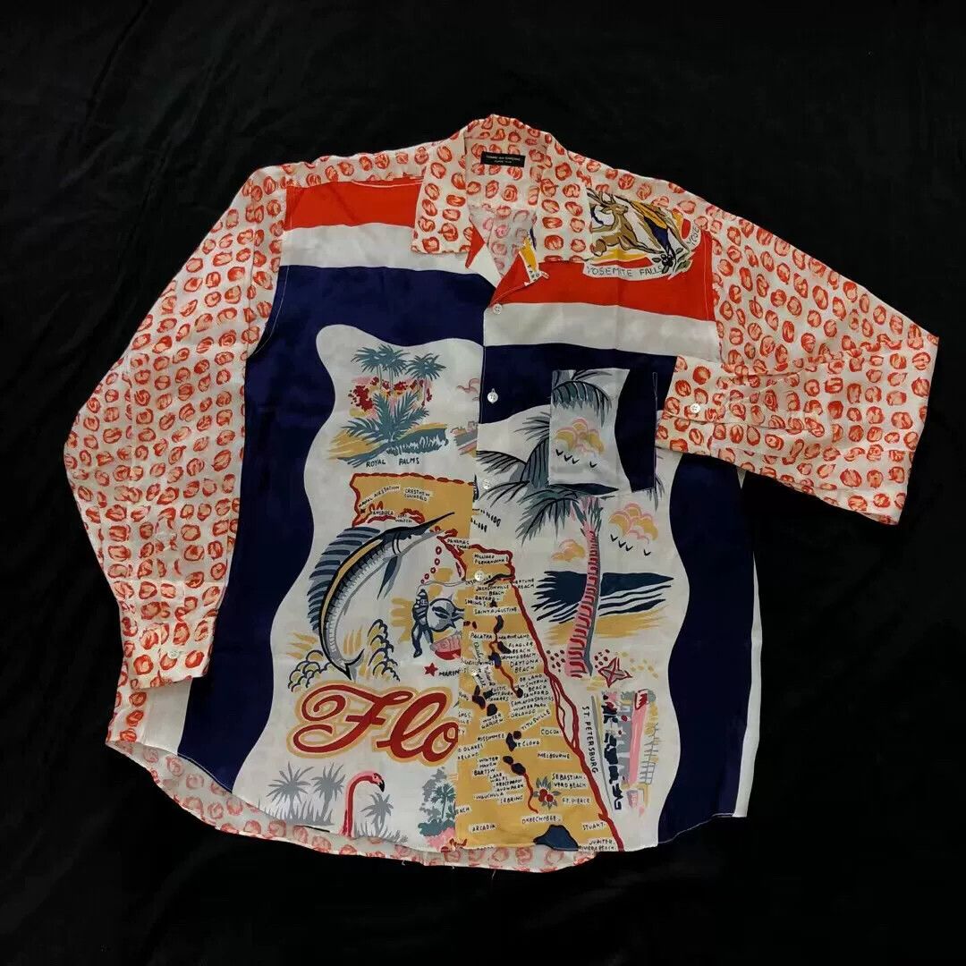 Comme des Garcons comme des garçons summer printed shirt Size US L / EU 52-54 / 3 - 4 Thumbnail
