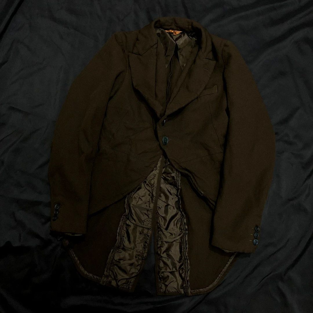 Comme des Garcons comme des garcons tailcoat jacket in deep olive Size M / US 6-8 / IT 42-44 - 2 Thumbnail