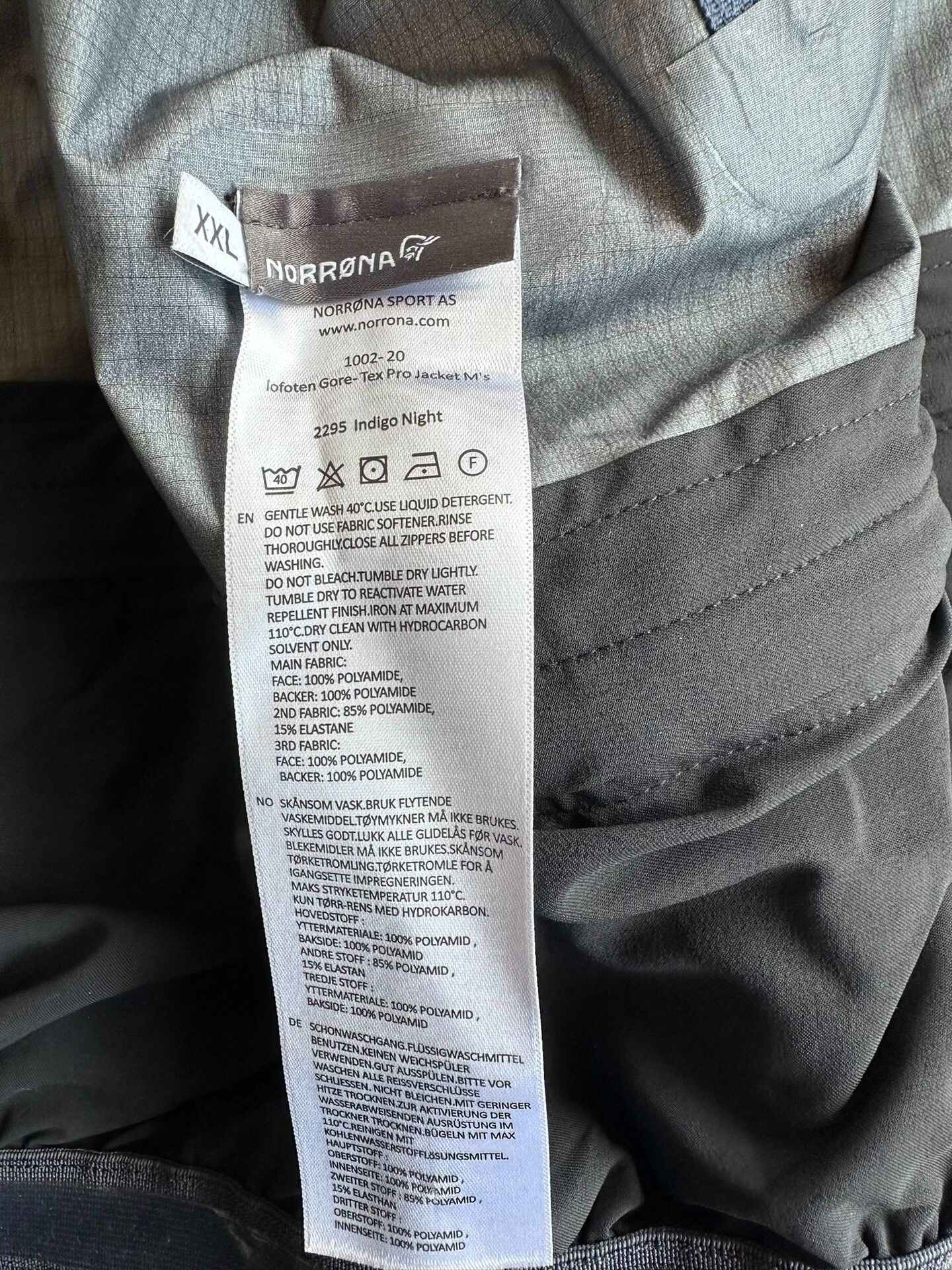 Norrona norrona lofoten gore-tex pro jacket men's Size US XXL / EU 58 / 5 - 9 Thumbnail