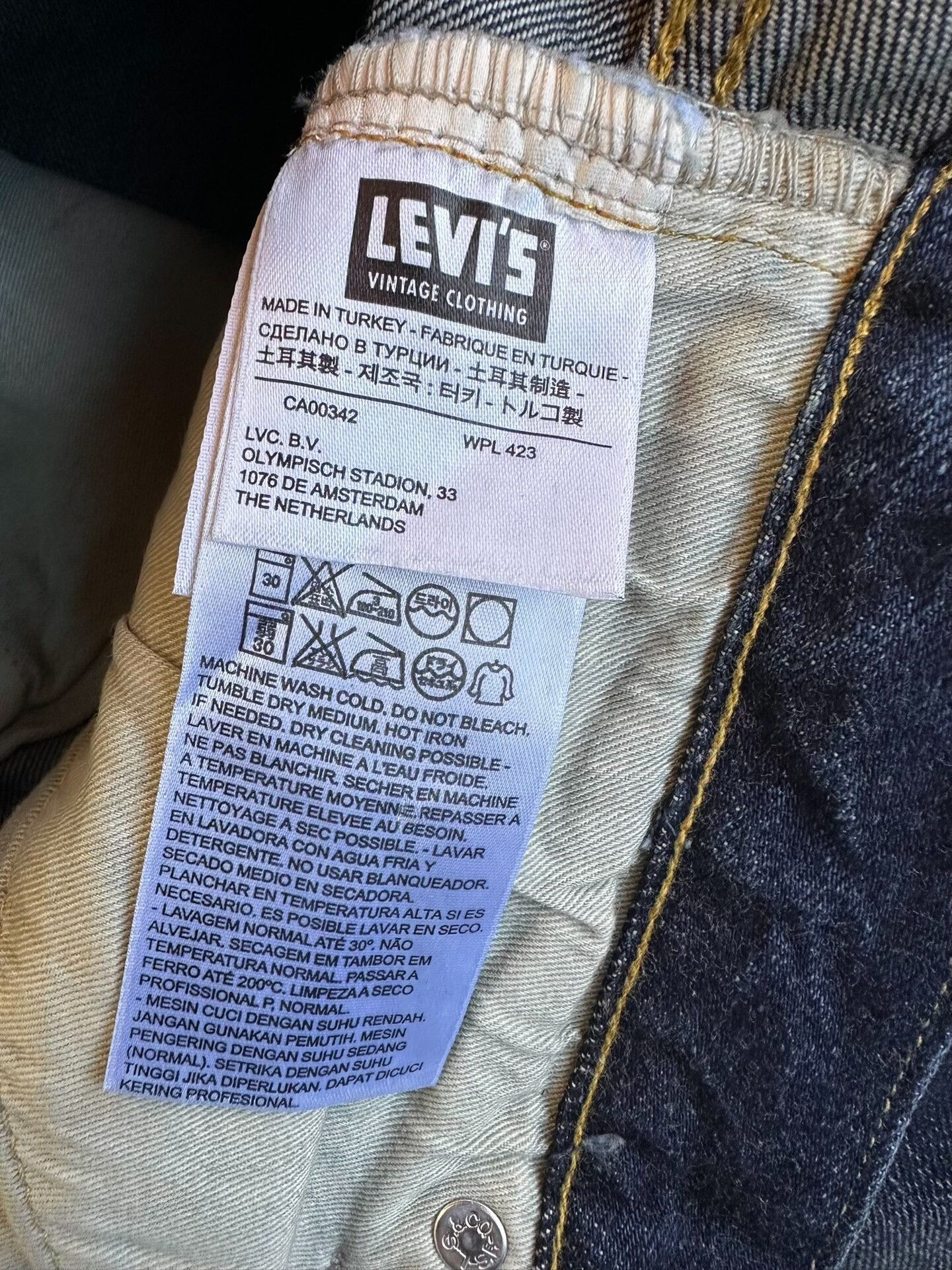 Levi's Vintage Clothing levi's lvc 1954 501zxx vintage jeans Size US 30 / EU 46 - 9 Thumbnail