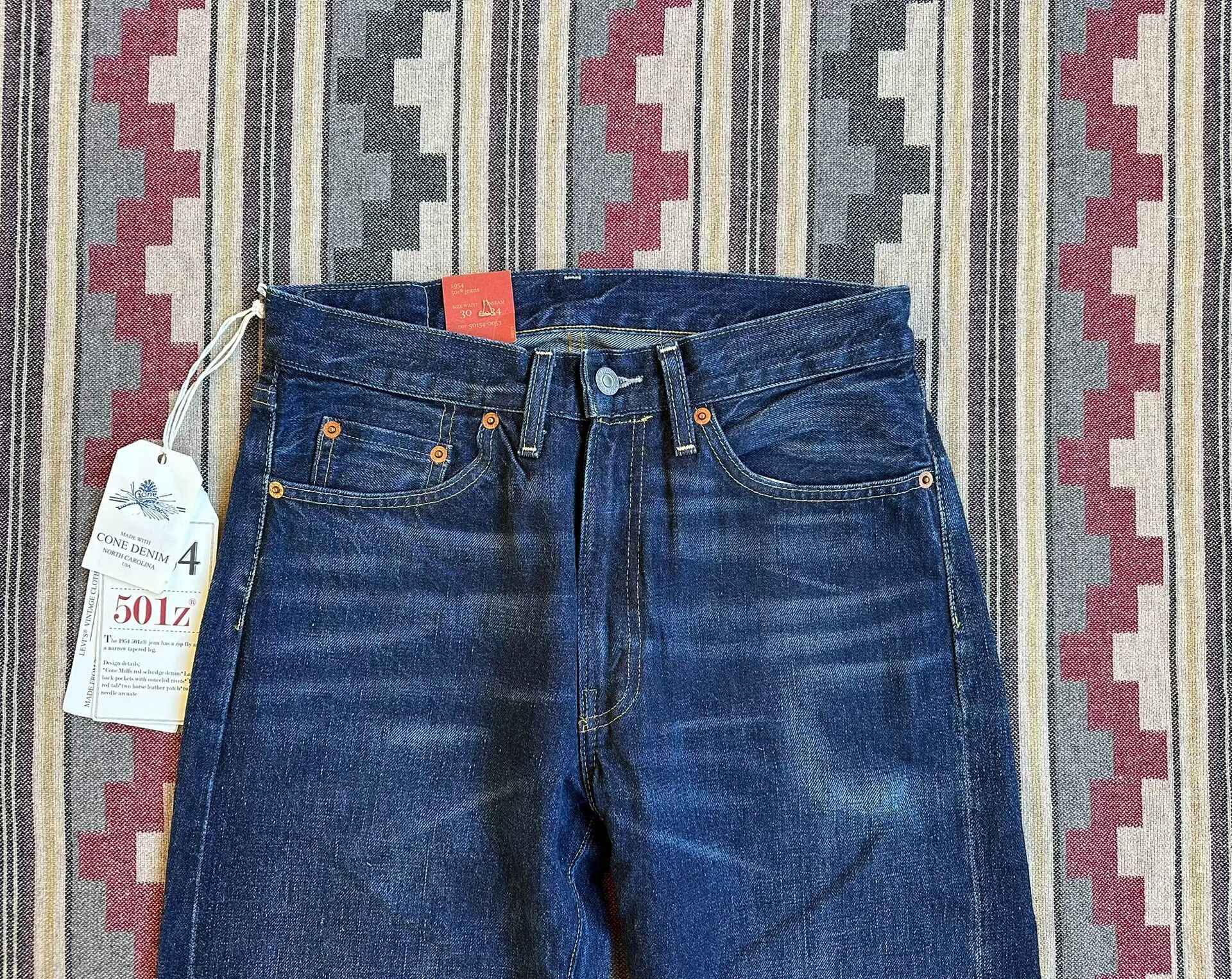 Levi's Vintage Clothing levi's lvc 1954 501zxx vintage jeans Size US 30 / EU 46 - 3 Thumbnail