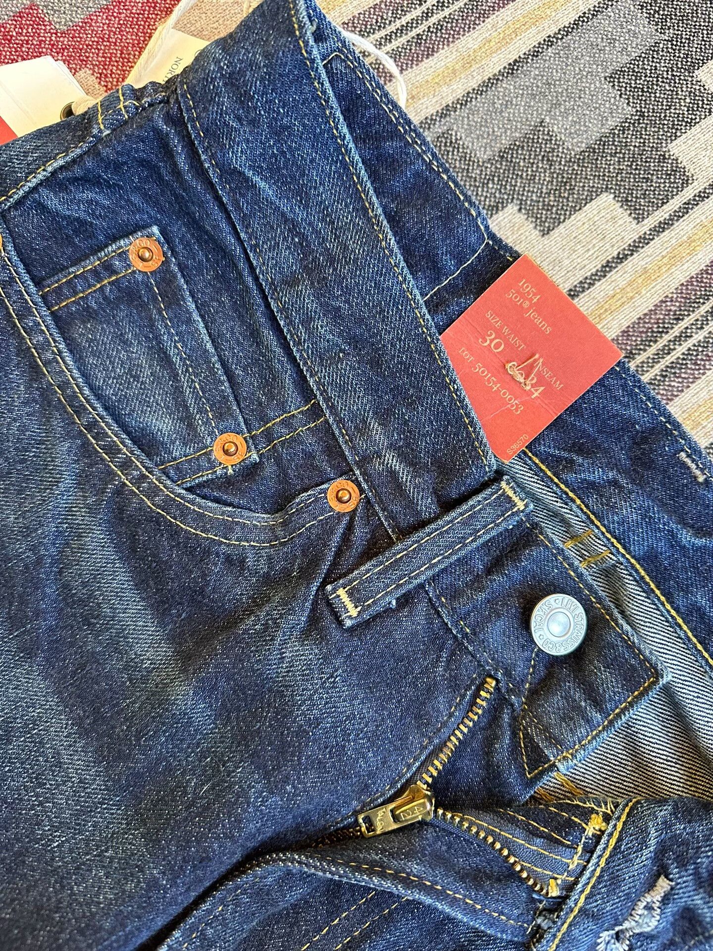 Levi's Vintage Clothing levi's lvc 1954 501zxx vintage jeans Size US 30 / EU 46 - 4 Thumbnail