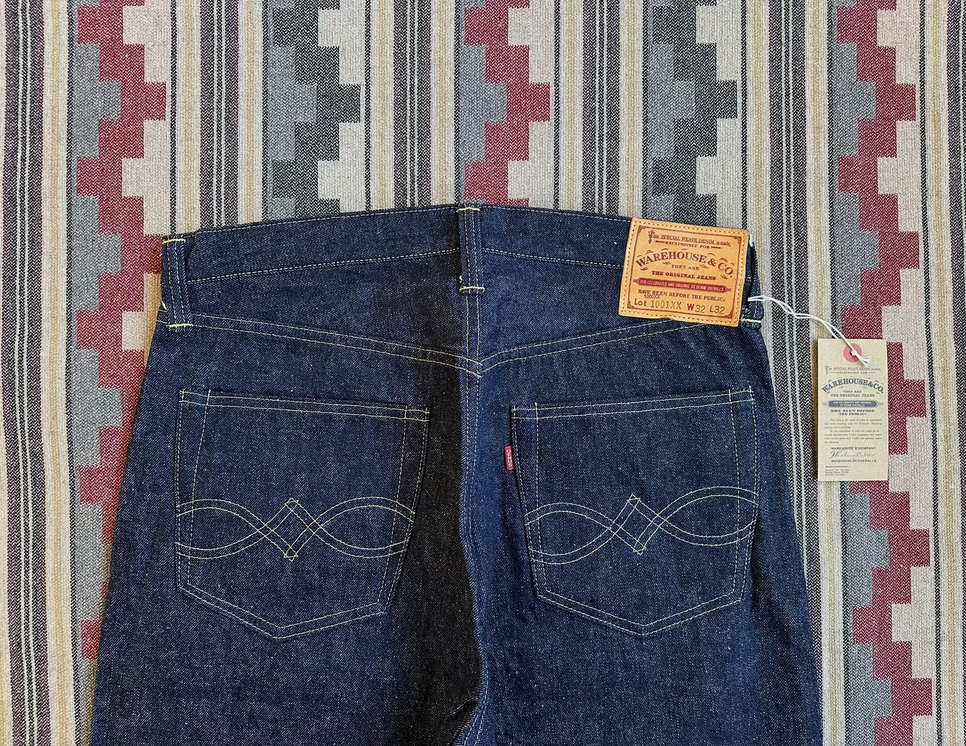 Warehouse & Co. warehouse dead stock blue jeans 1947 model Size US 32 / EU 48 - 4 Thumbnail