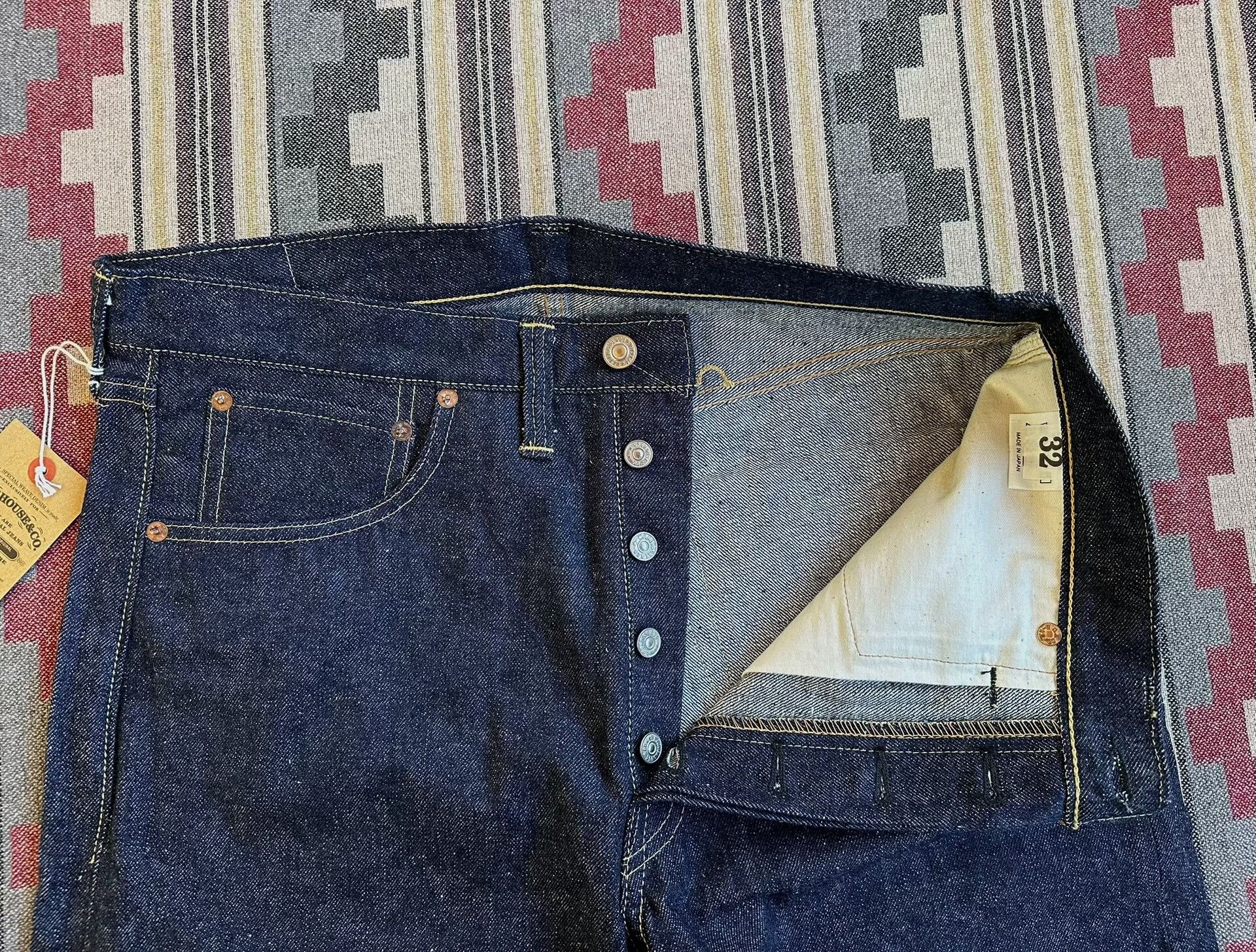 Warehouse & Co. warehouse dead stock blue jeans 1947 model Size US 32 / EU 48 - 3 Thumbnail