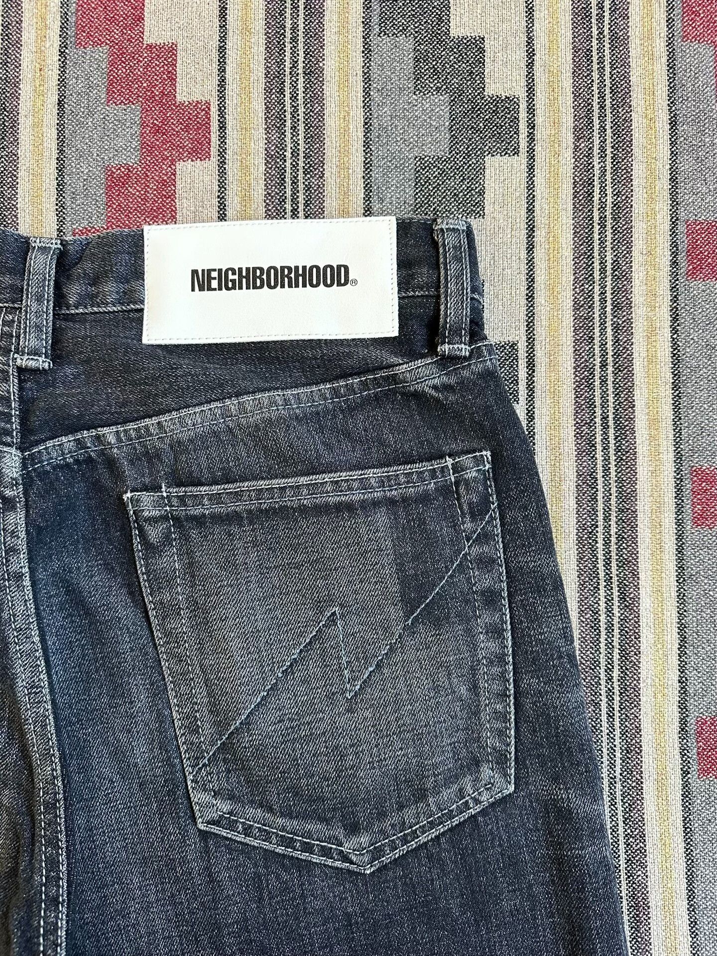 Neighborhood neighborhood washed denim vintage pants black Size US 26 / EU 42 - 5 Thumbnail