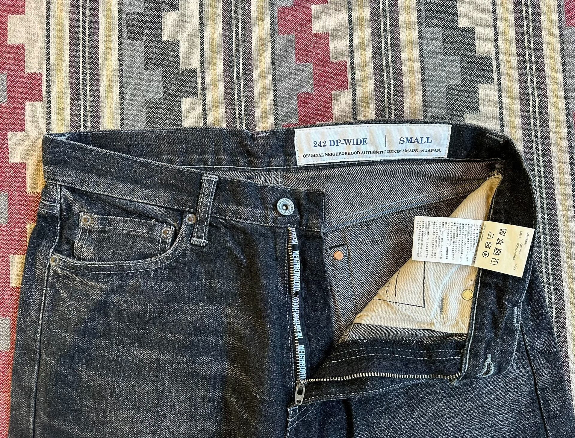 Neighborhood neighborhood washed denim vintage pants black Size US 26 / EU 42 - 3 Thumbnail
