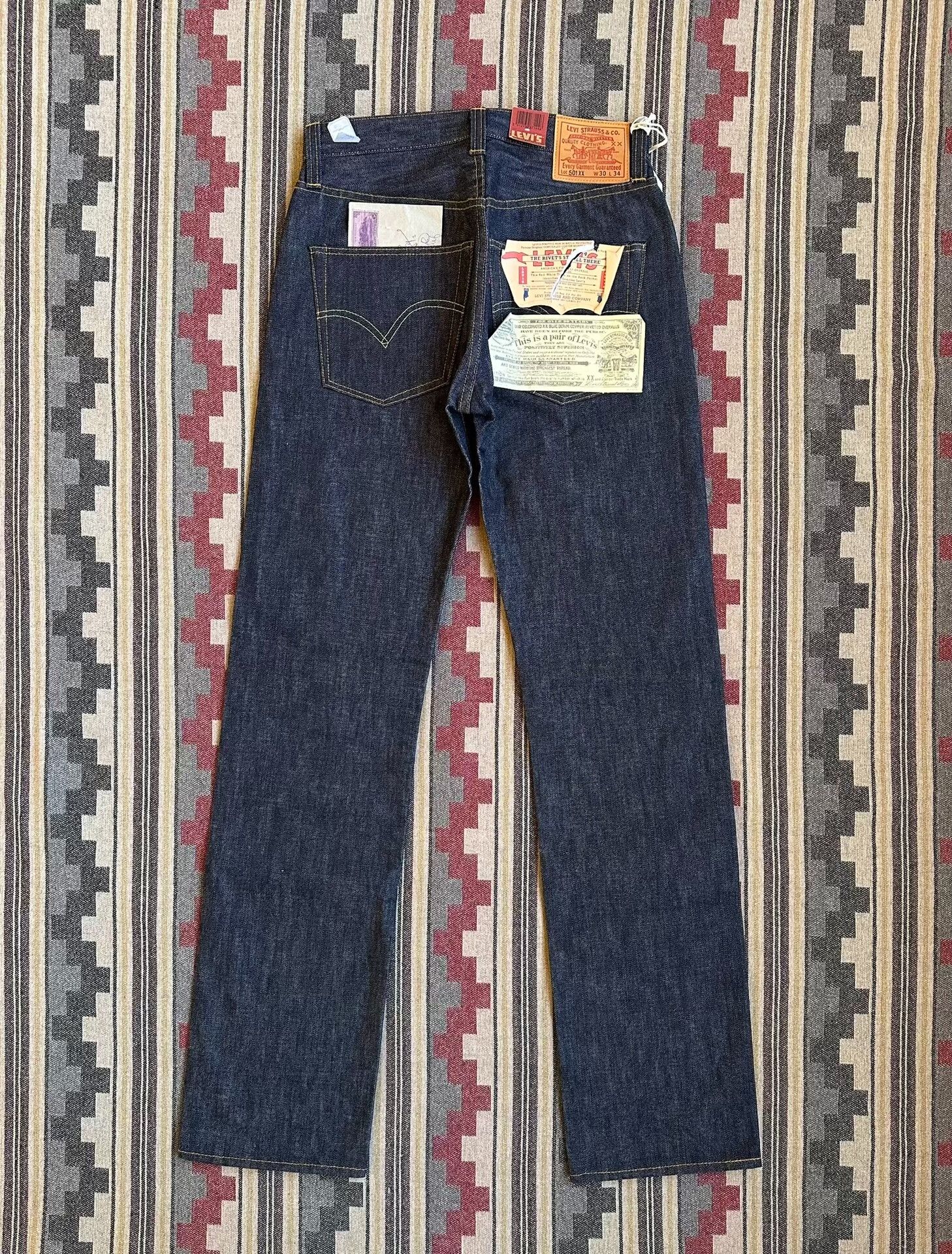 Levi's Vintage Clothing levi's lvc 1947 501xx vintage denim pants Size US 30 / EU 46 - 2 Thumbnail
