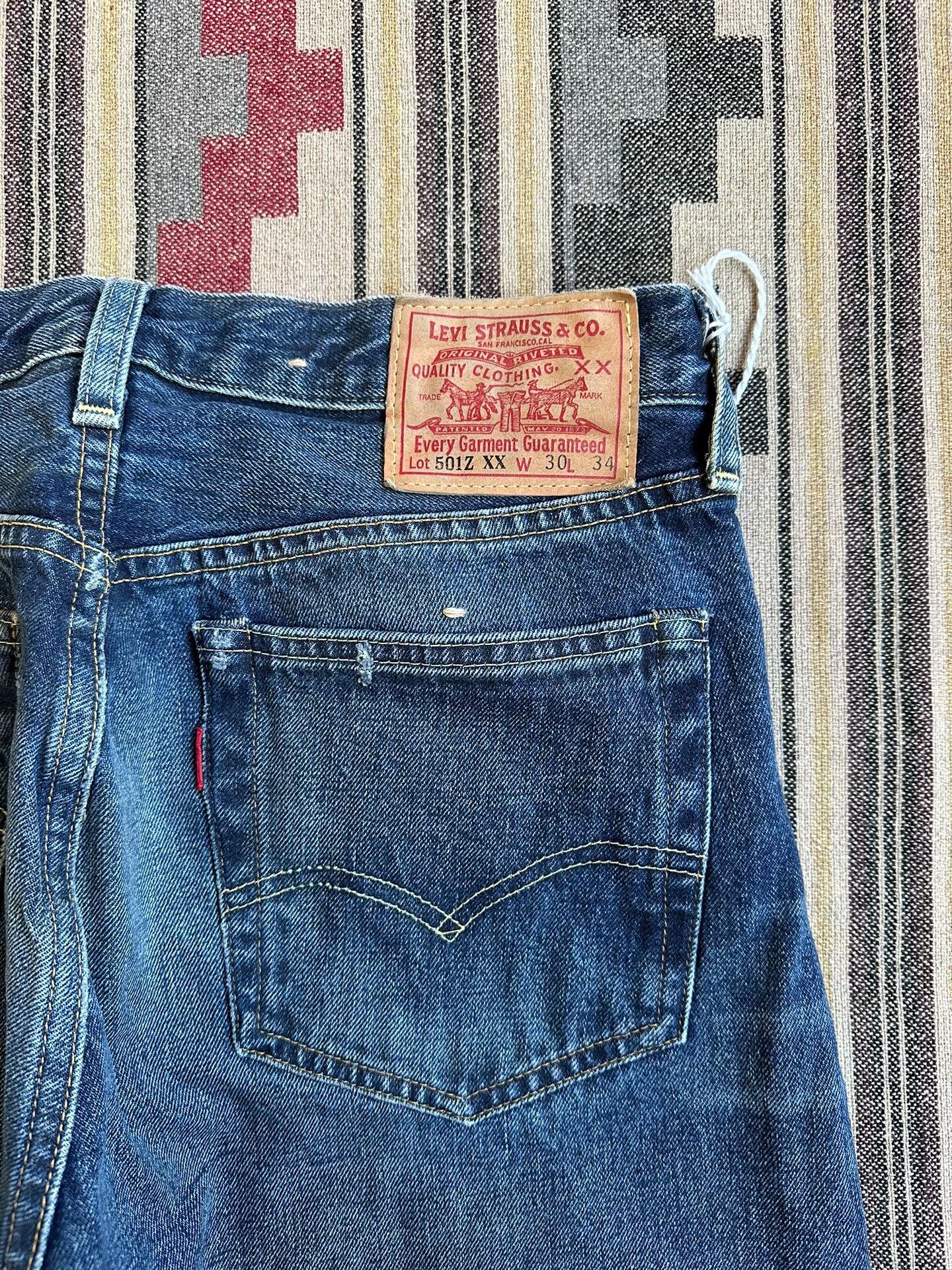 Levi's Vintage Clothing levi’s 1954 501zxx denim jeans Size US 30 / EU 46 - 6 Thumbnail