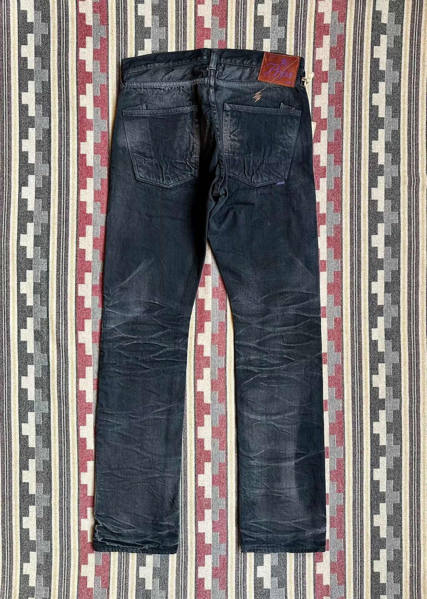Prps vintage black wash denim jeans for men Size US 34 / EU 50 - 2 Thumbnail