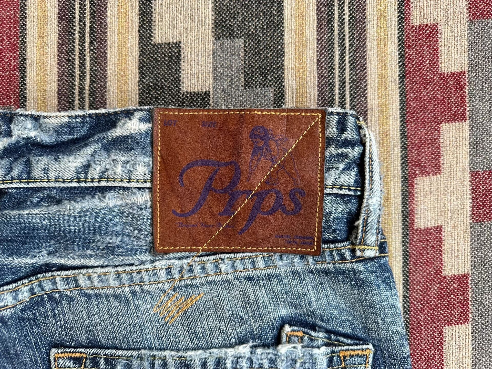 Prps distressed blue denim jeans by Prps Size US 32 / EU 48 - 5 Thumbnail