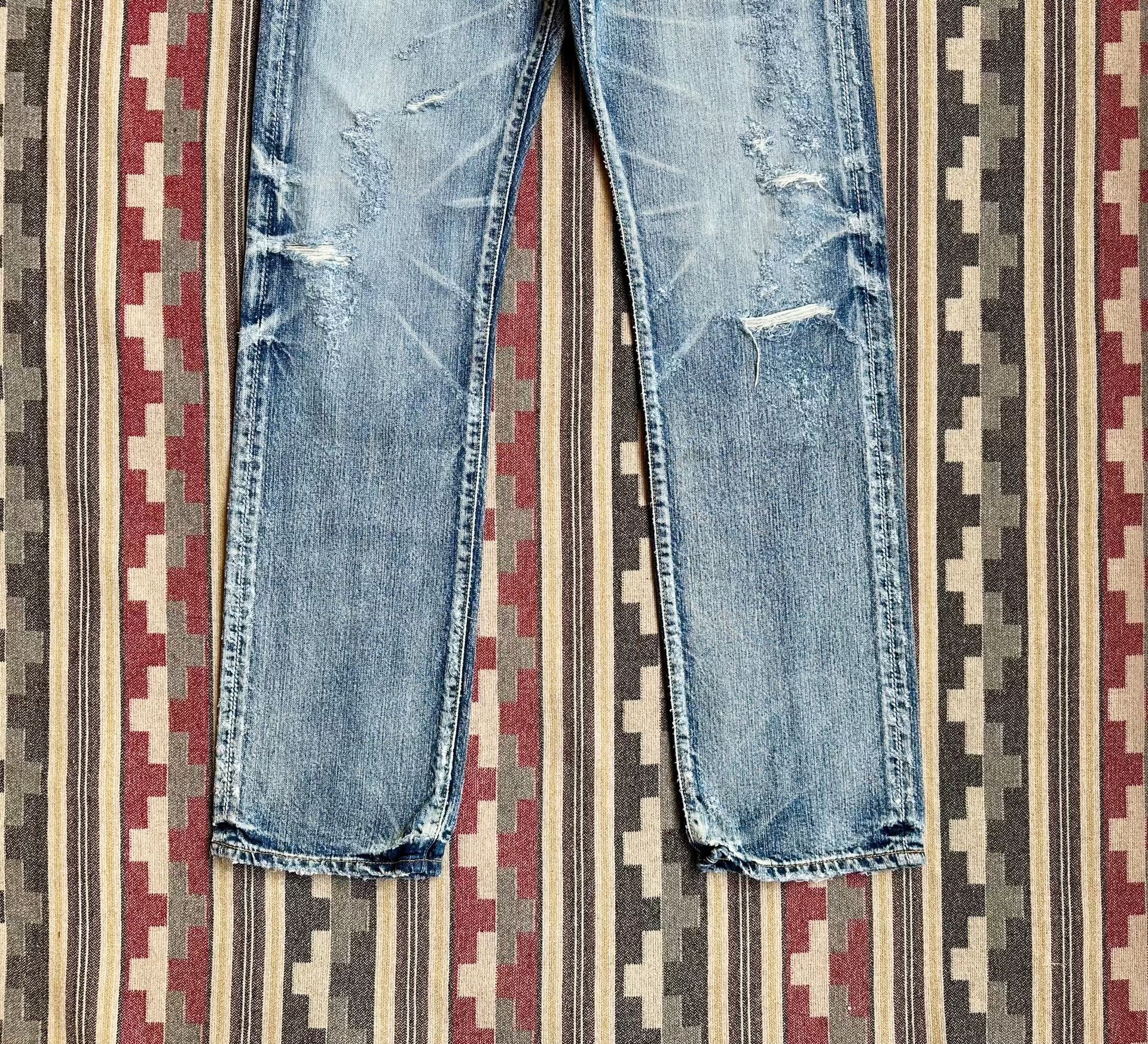 Prps distressed blue denim jeans by Prps Size US 32 / EU 48 - 4 Thumbnail