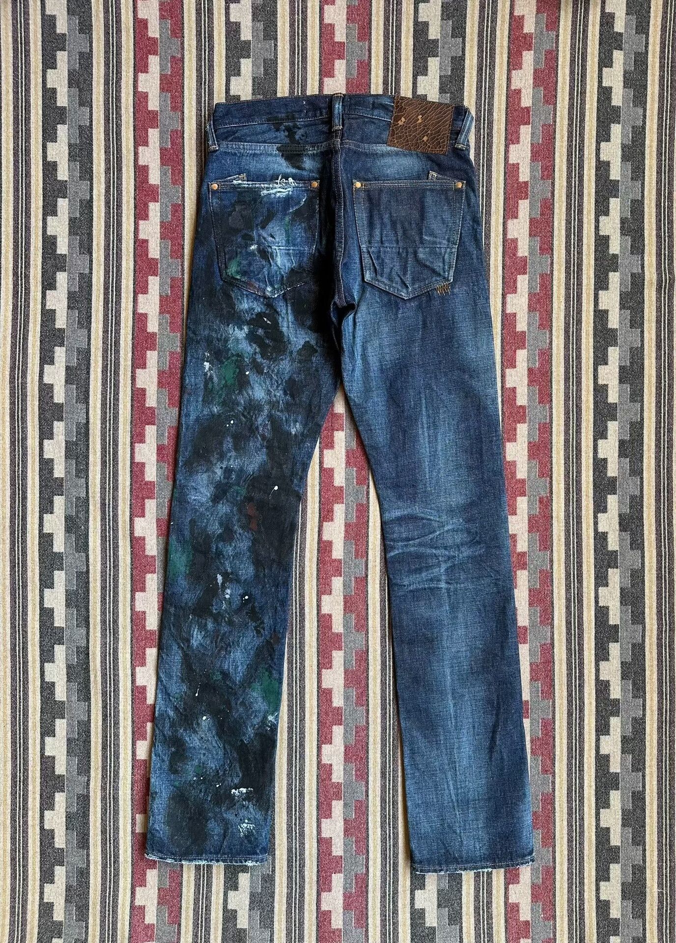 Prps prps noir distressed denim pants from japan Size US 28 / EU 44 - 2 Thumbnail