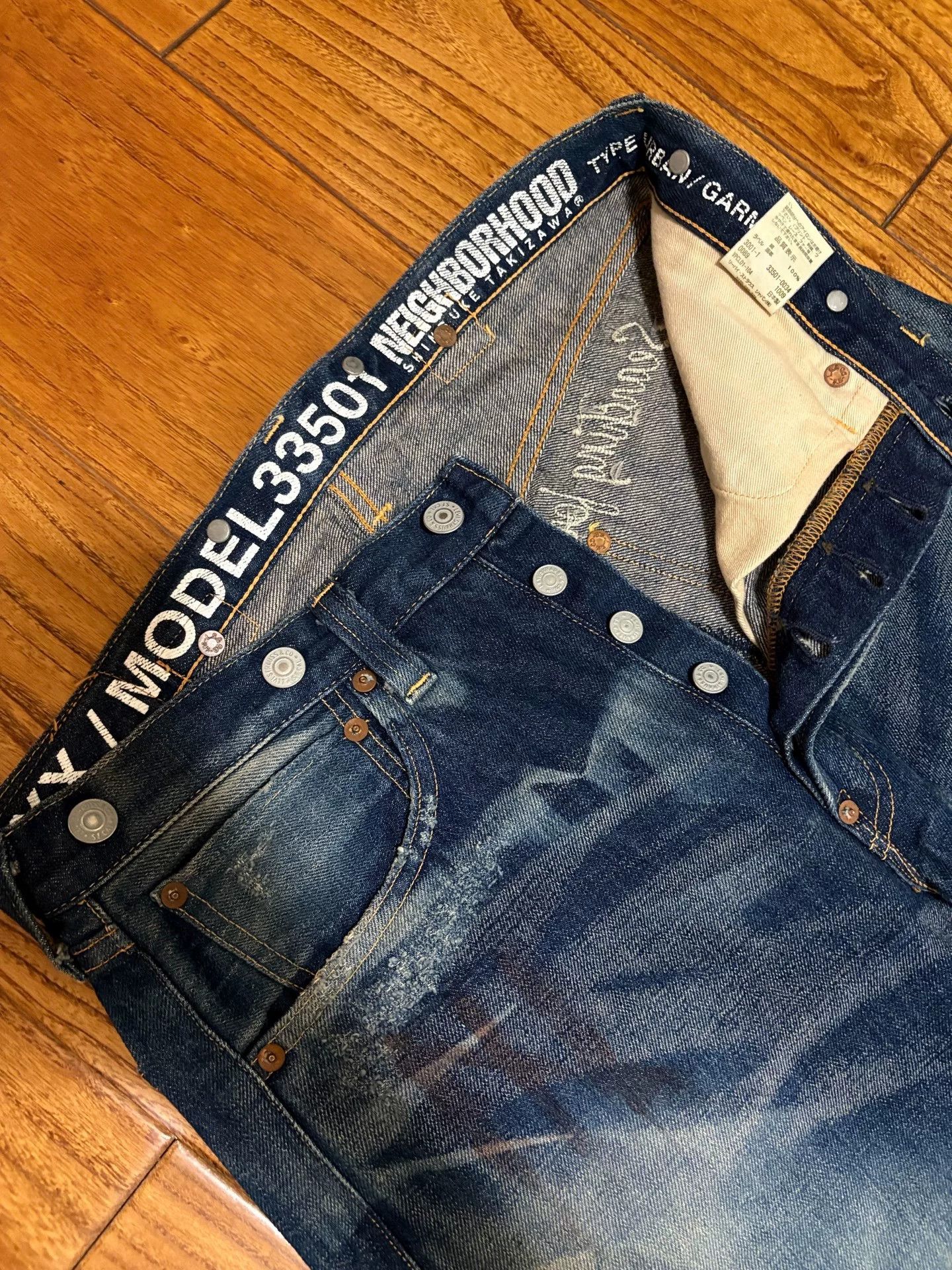 LVC LVC x NEIGHBORHOOD Limited Edition Denim Pants Size US 32 / EU 48 - 6 Thumbnail