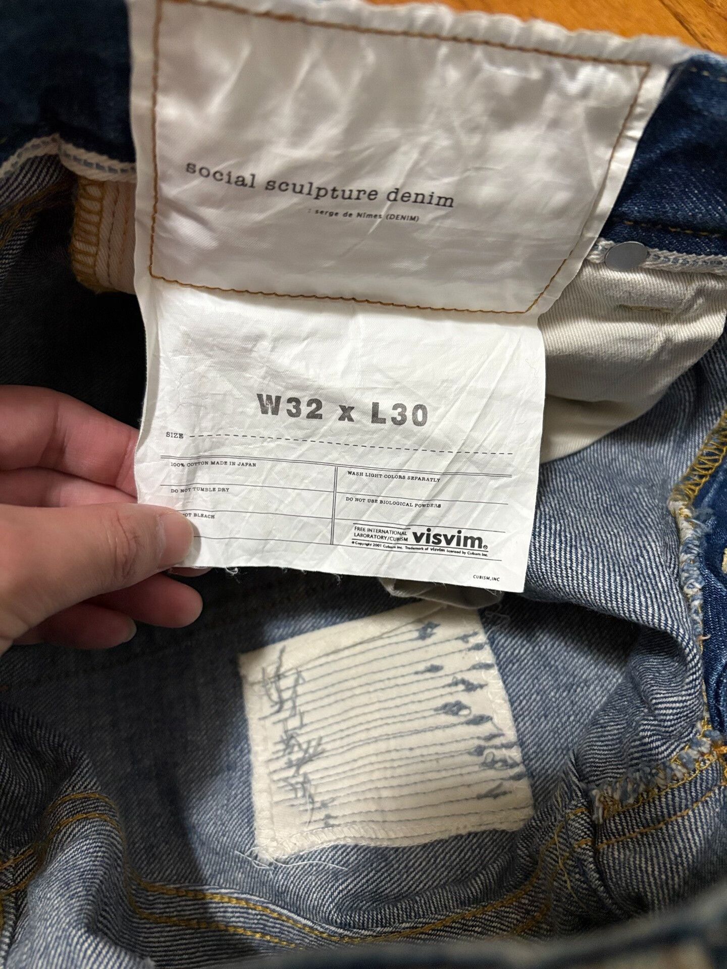 Visvim visvim distressed wash denim jeans Size US 32 / EU 48 - 8 Thumbnail