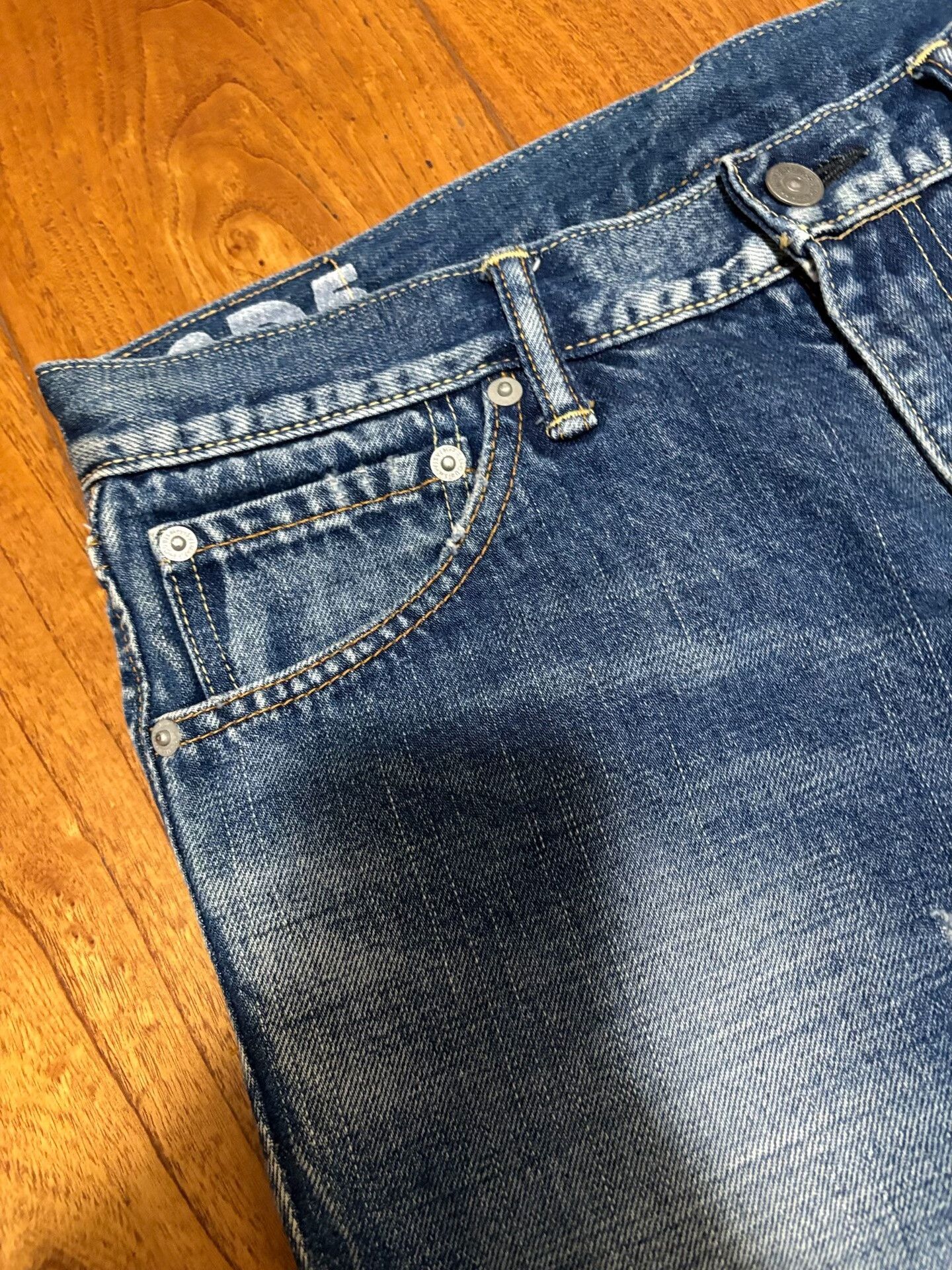 Visvim visvim distressed wash denim jeans Size US 32 / EU 48 - 3 Thumbnail
