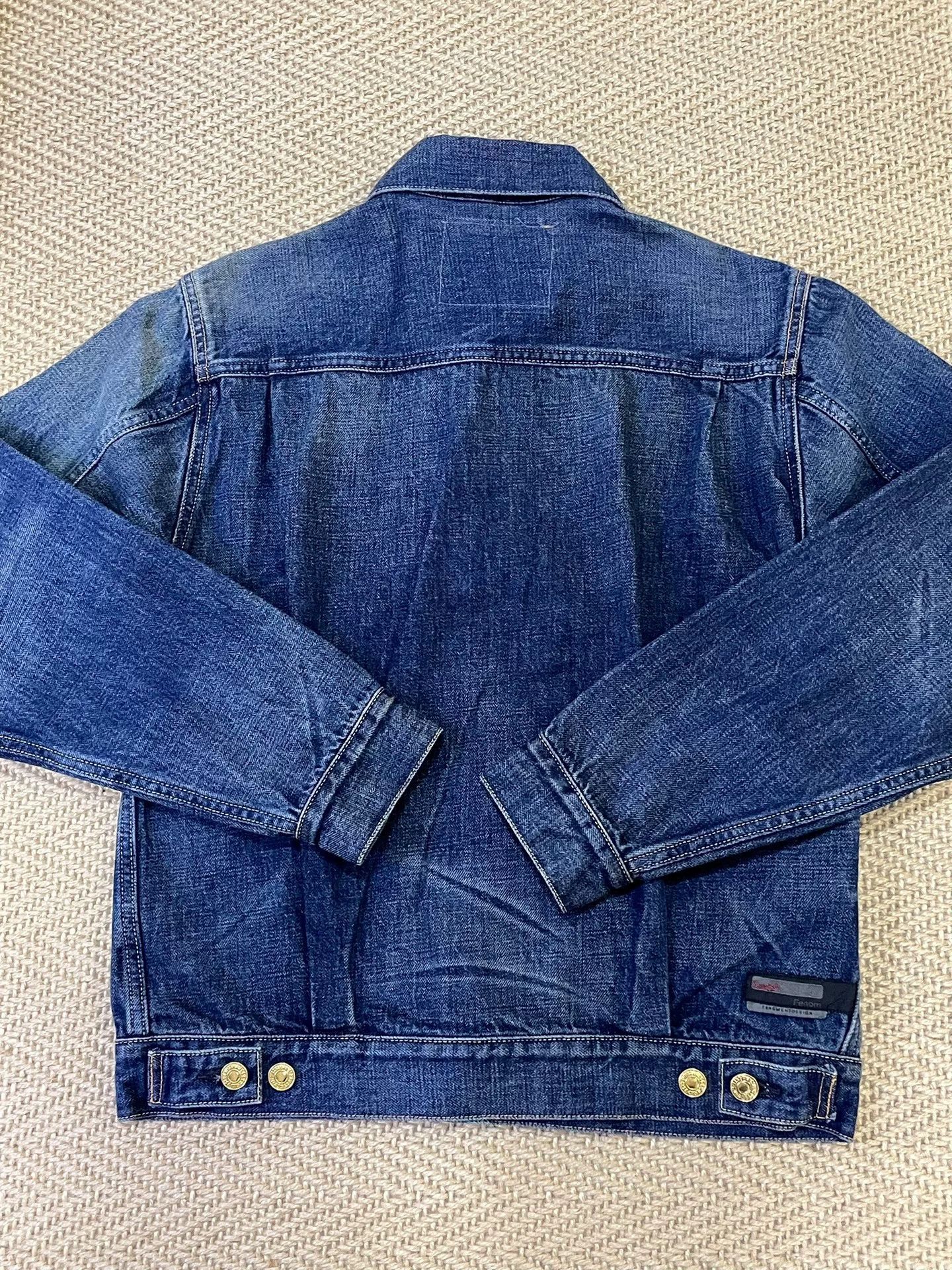 PHENOMENON stylish blue denim jacket with gold buttons Size US M / EU 48-50 / 2 - 4 Thumbnail