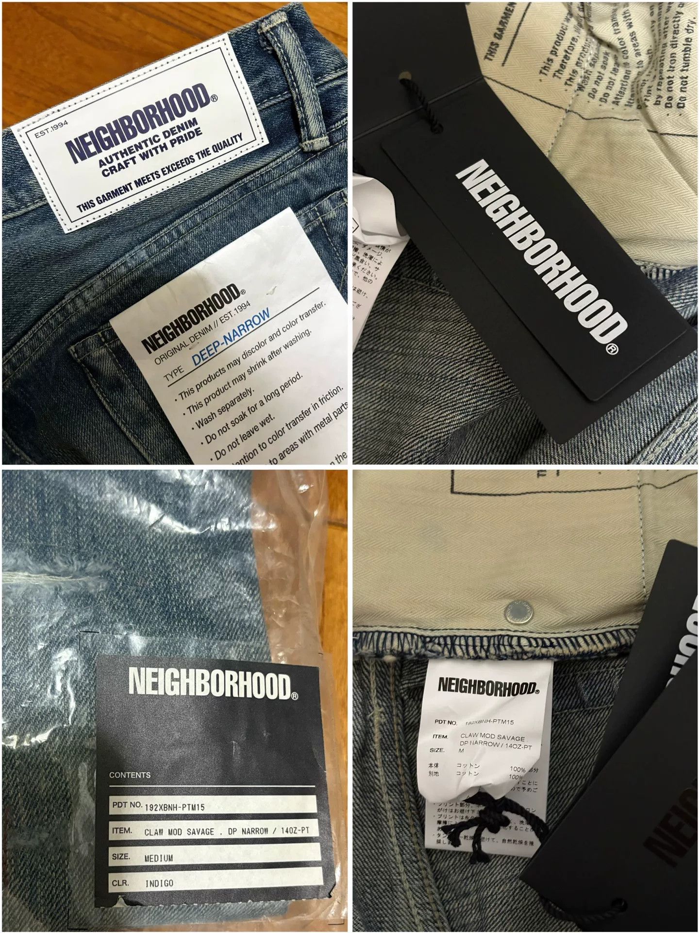 Neighborhood neighborhood claw mod savage jeans Size US 31 - 8 Thumbnail