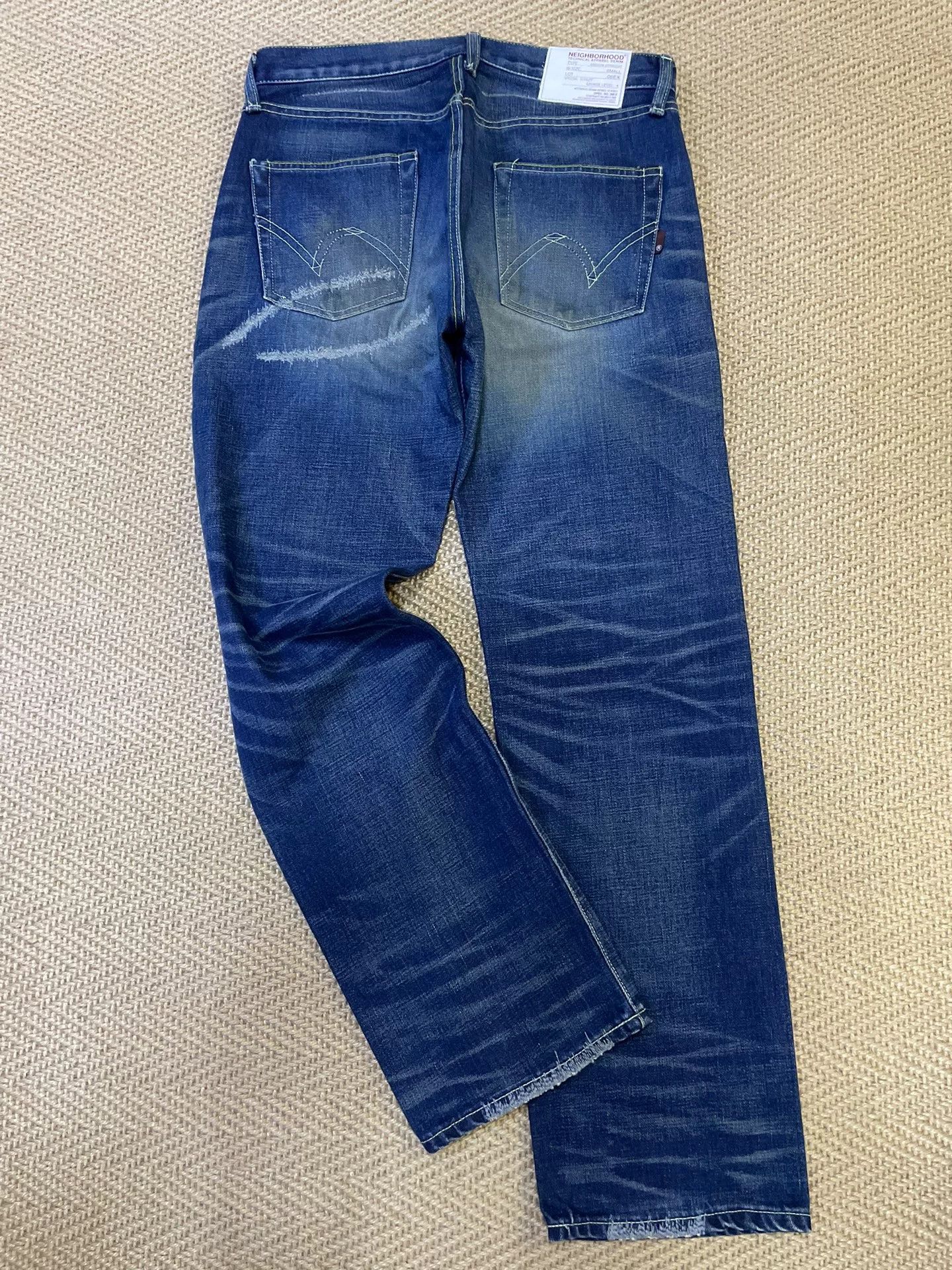 Neighborhood neighborhood patchwork distressed denim pants Size US 28 / EU 44 - 2 Thumbnail