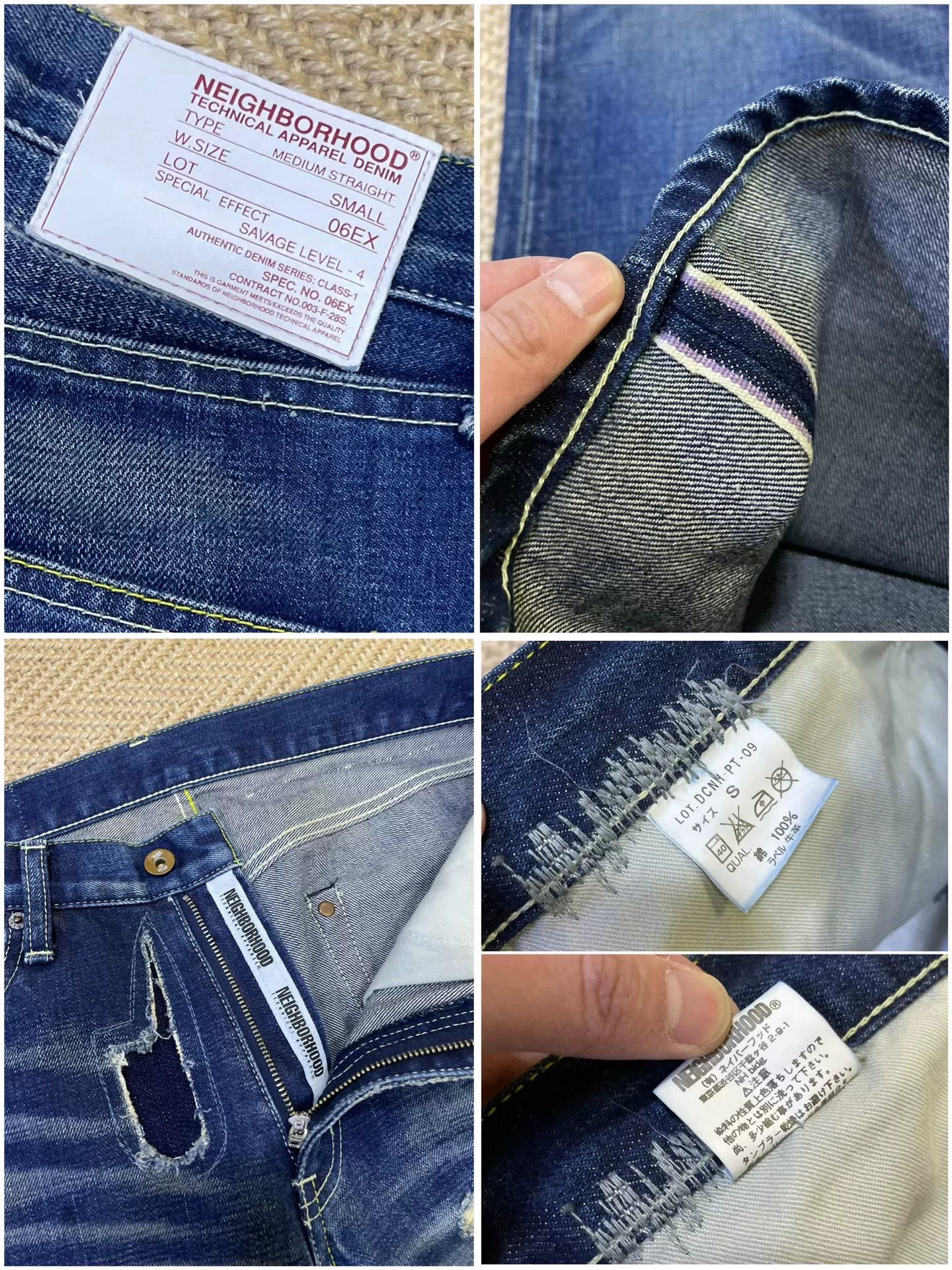 Neighborhood neighborhood patchwork distressed denim pants Size US 28 / EU 44 - 8 Thumbnail