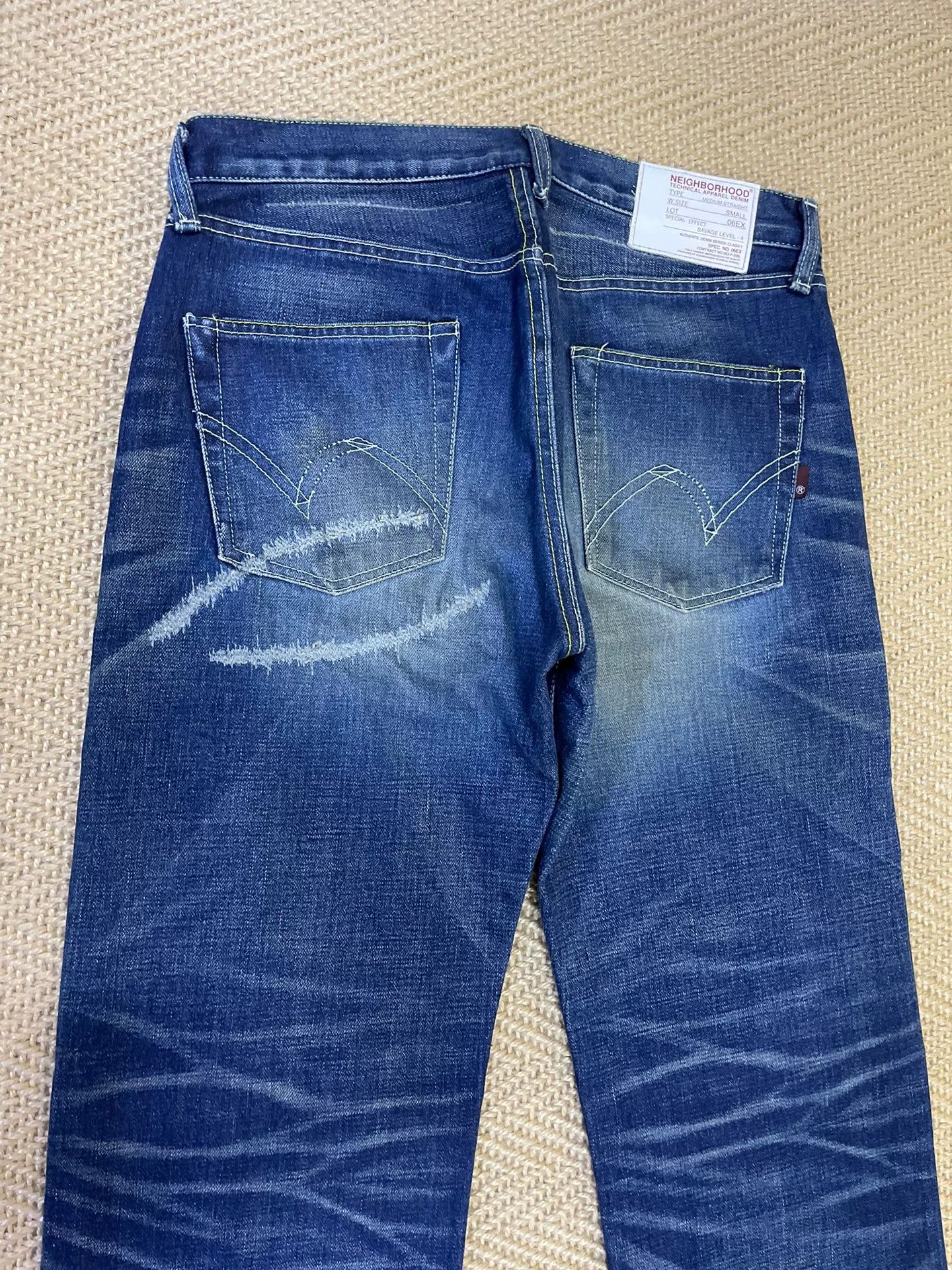 Neighborhood neighborhood patchwork distressed denim pants Size US 28 / EU 44 - 4 Thumbnail