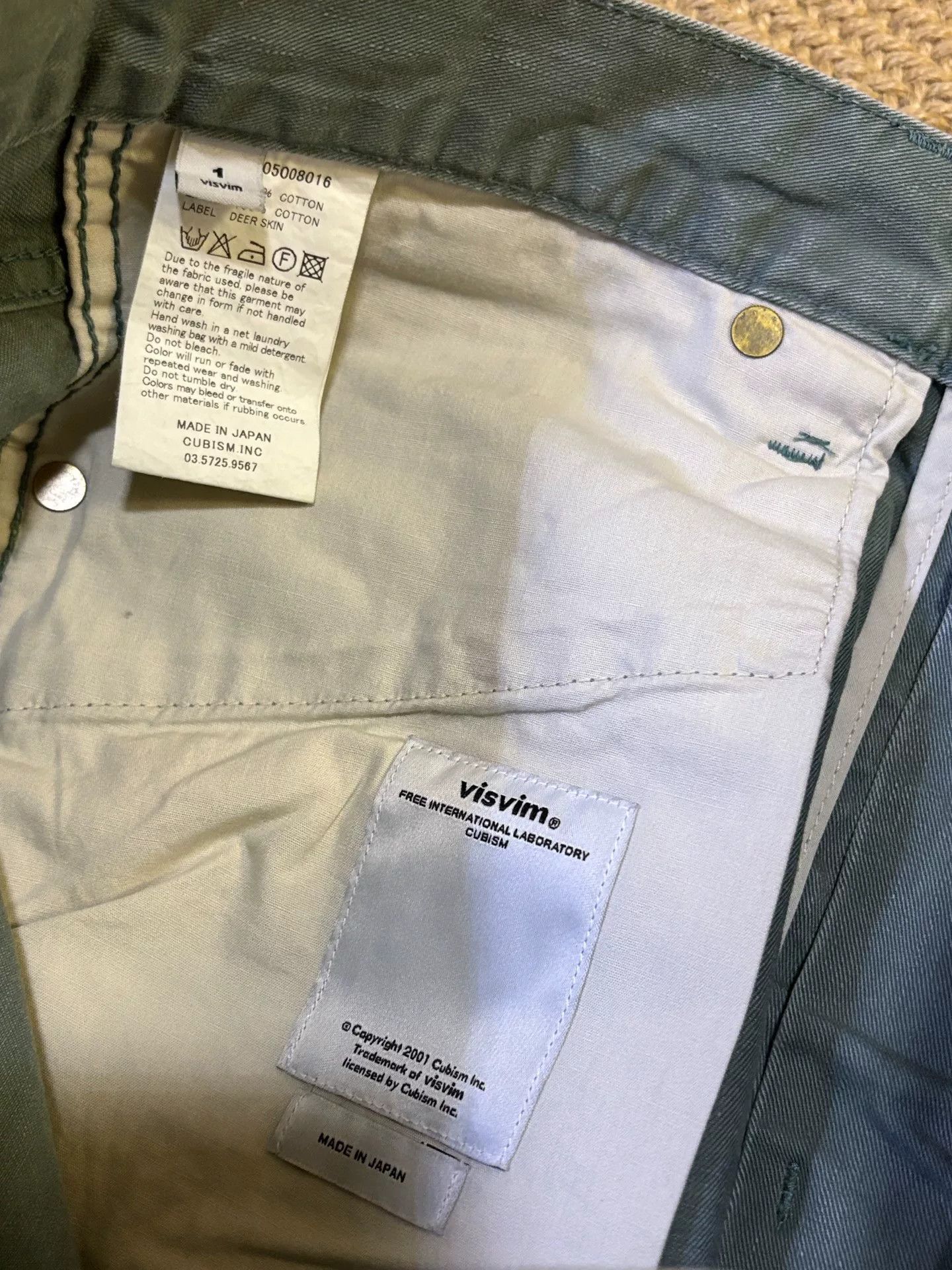 Visvim visvim fluxus 03 chino pants in blue Size US 31 - 7 Thumbnail