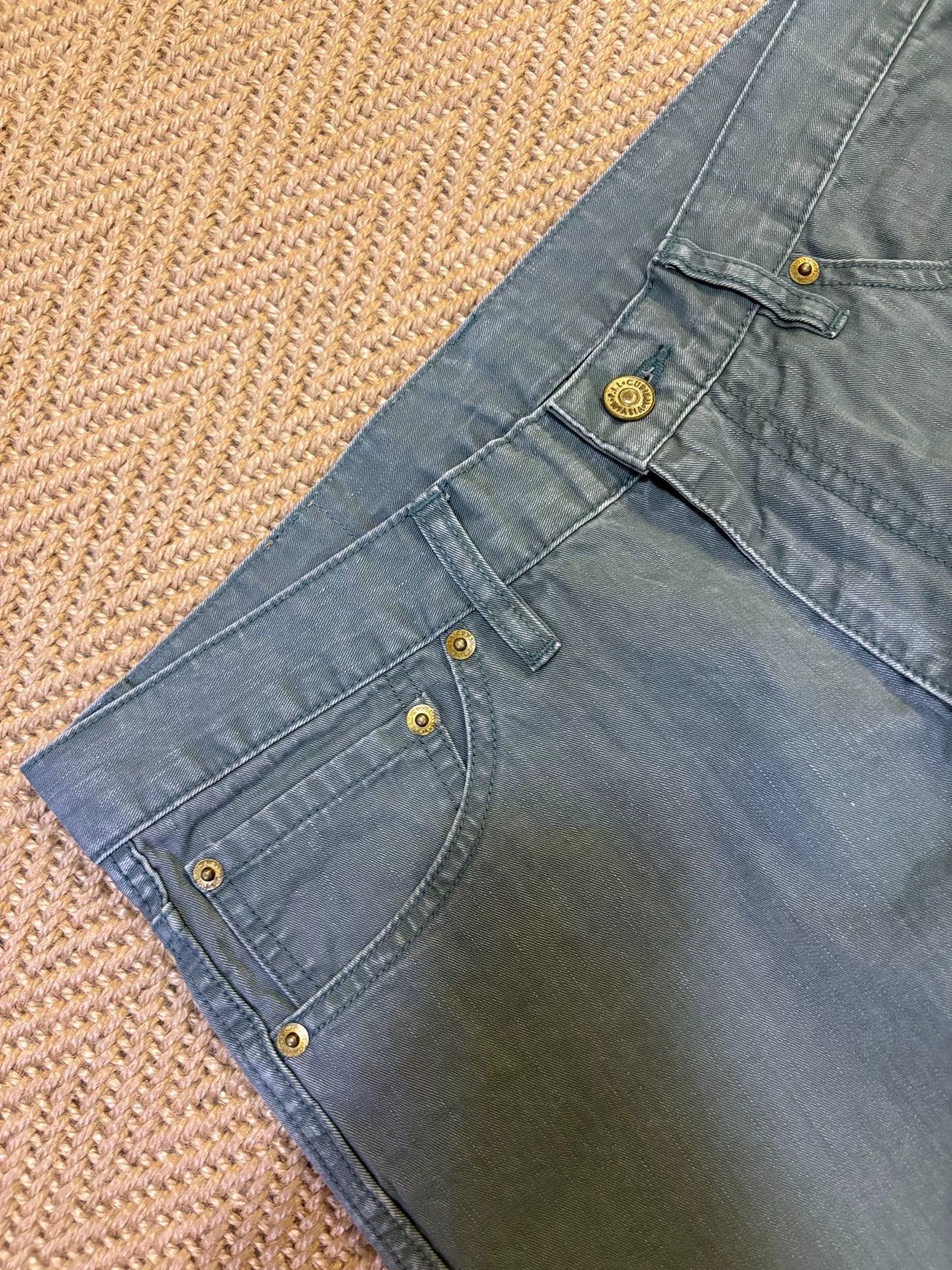 Visvim visvim fluxus 03 chino pants in blue Size US 31 - 4 Thumbnail
