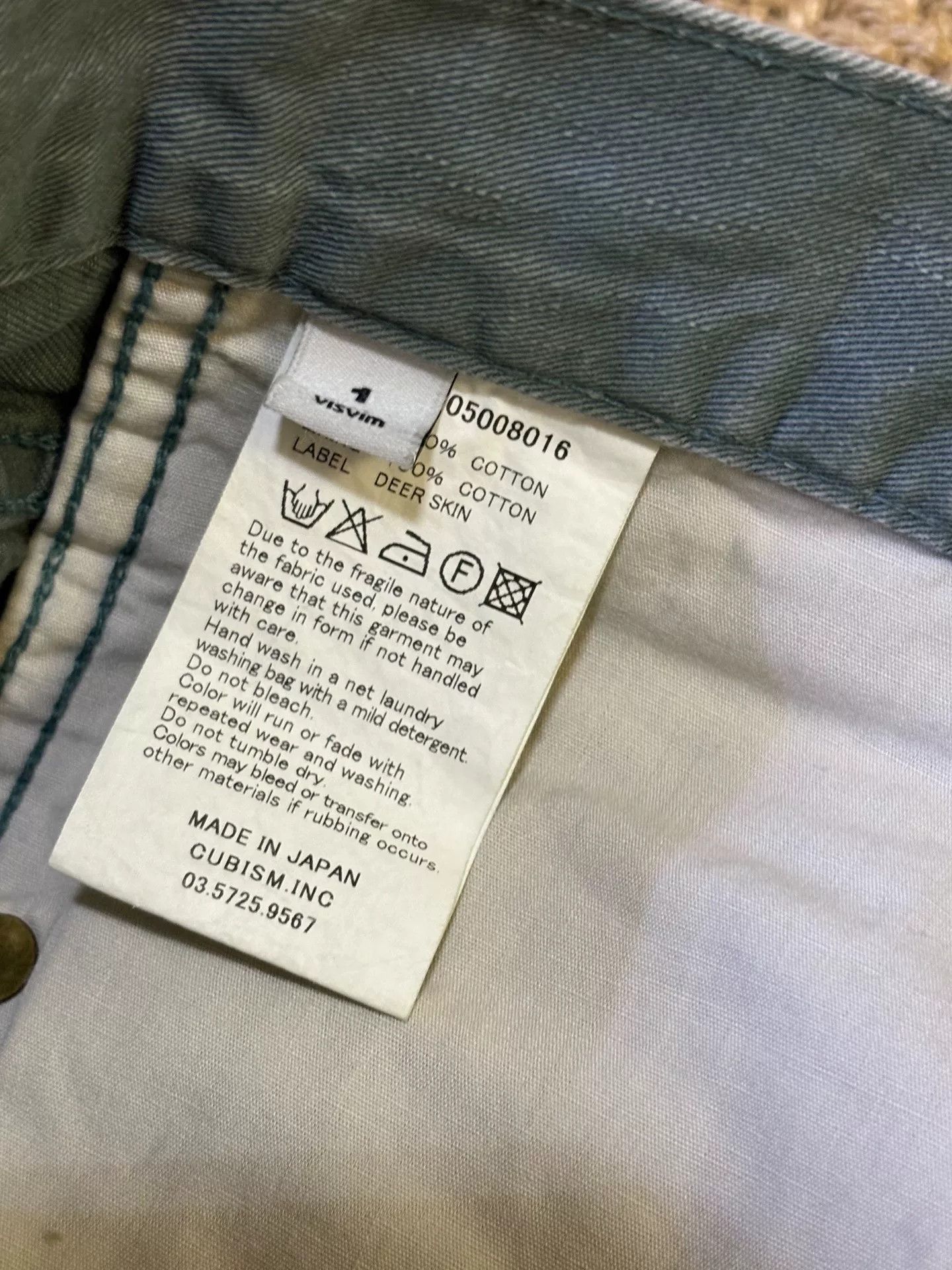 Visvim visvim fluxus 03 chino pants in blue Size US 31 - 8 Thumbnail