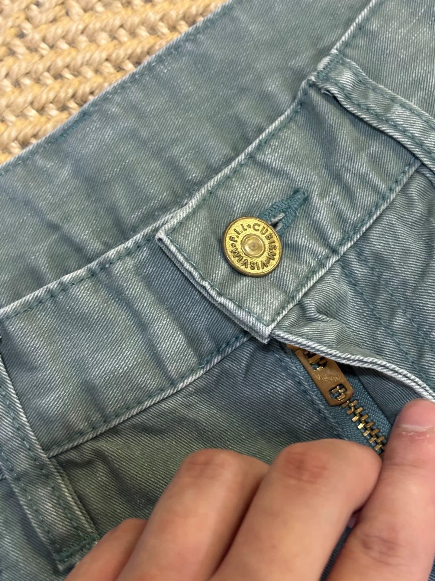 Visvim visvim fluxus 03 chino pants in blue Size US 31 - 3 Thumbnail