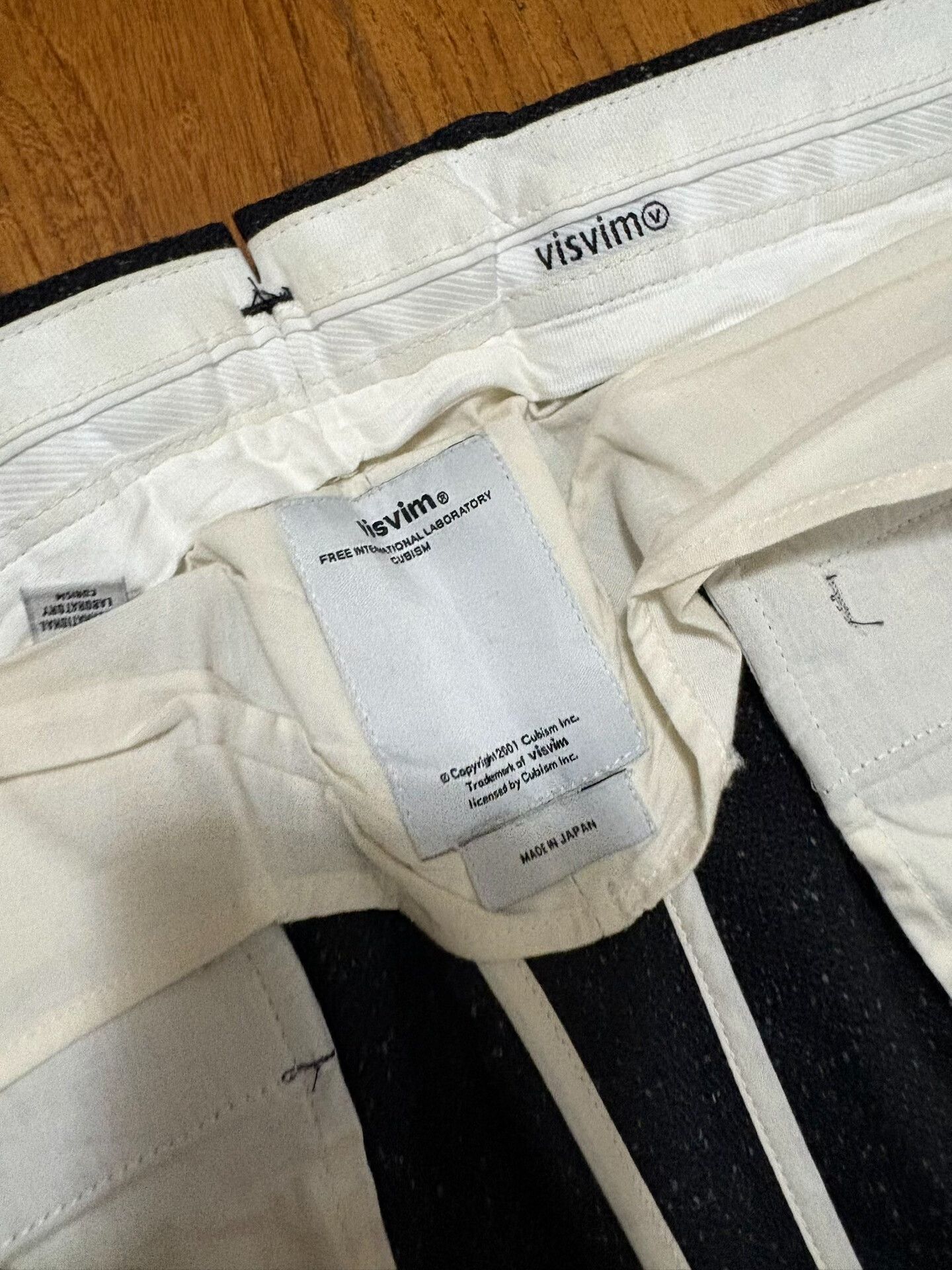 Visvim visvim cornell slacks black wool blend pants Size US 31 - 7 Thumbnail