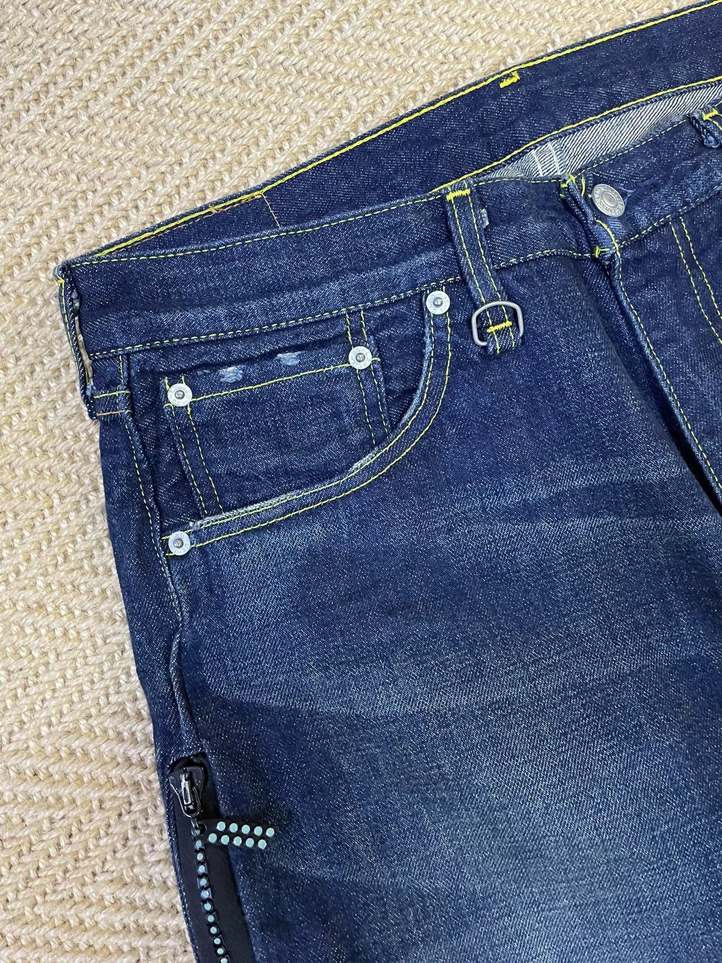 Levi's Levis Fenom Disco Green Wash Jeans Size US 34 / EU 50 - 5 Thumbnail