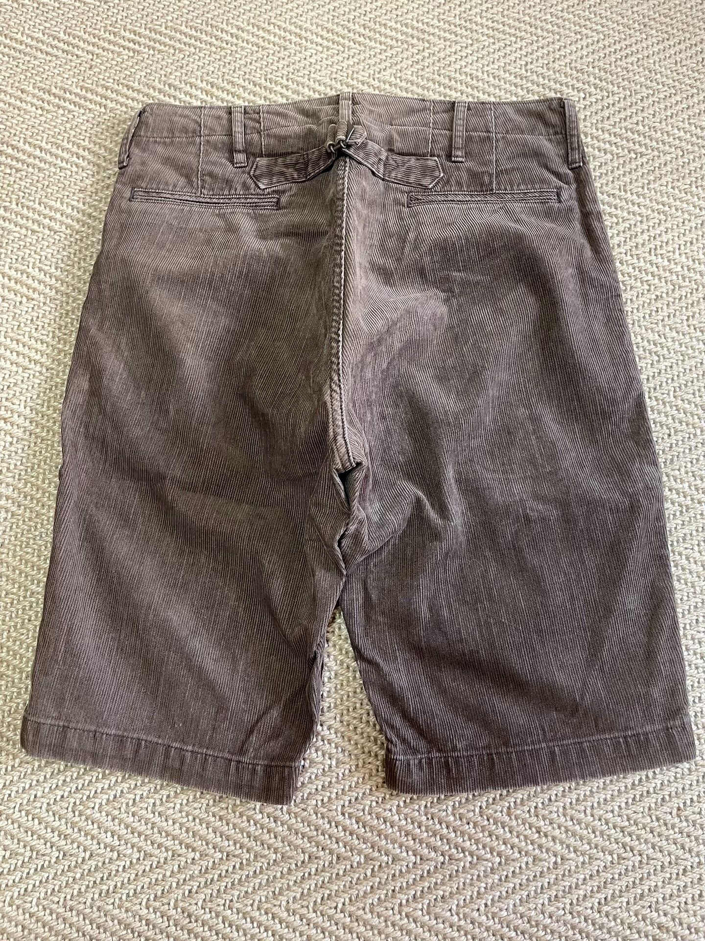 Visvim visvim washed corduroy shorts in gray Size US 39 - 2 Thumbnail