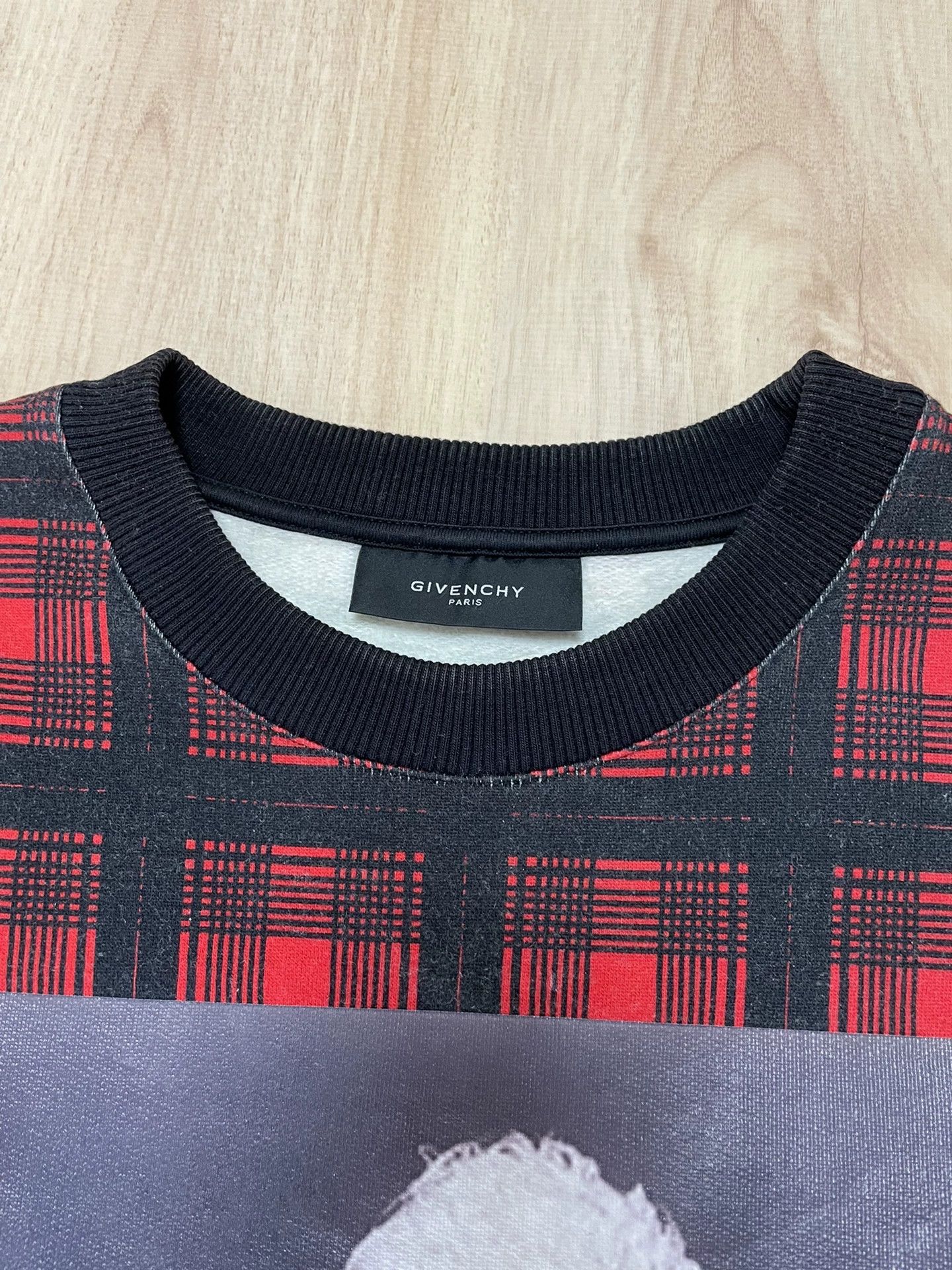 Givenchy givenchy red plaid dog graphic sweatshirt Size US M / EU 48-50 / 2 - 5 Thumbnail