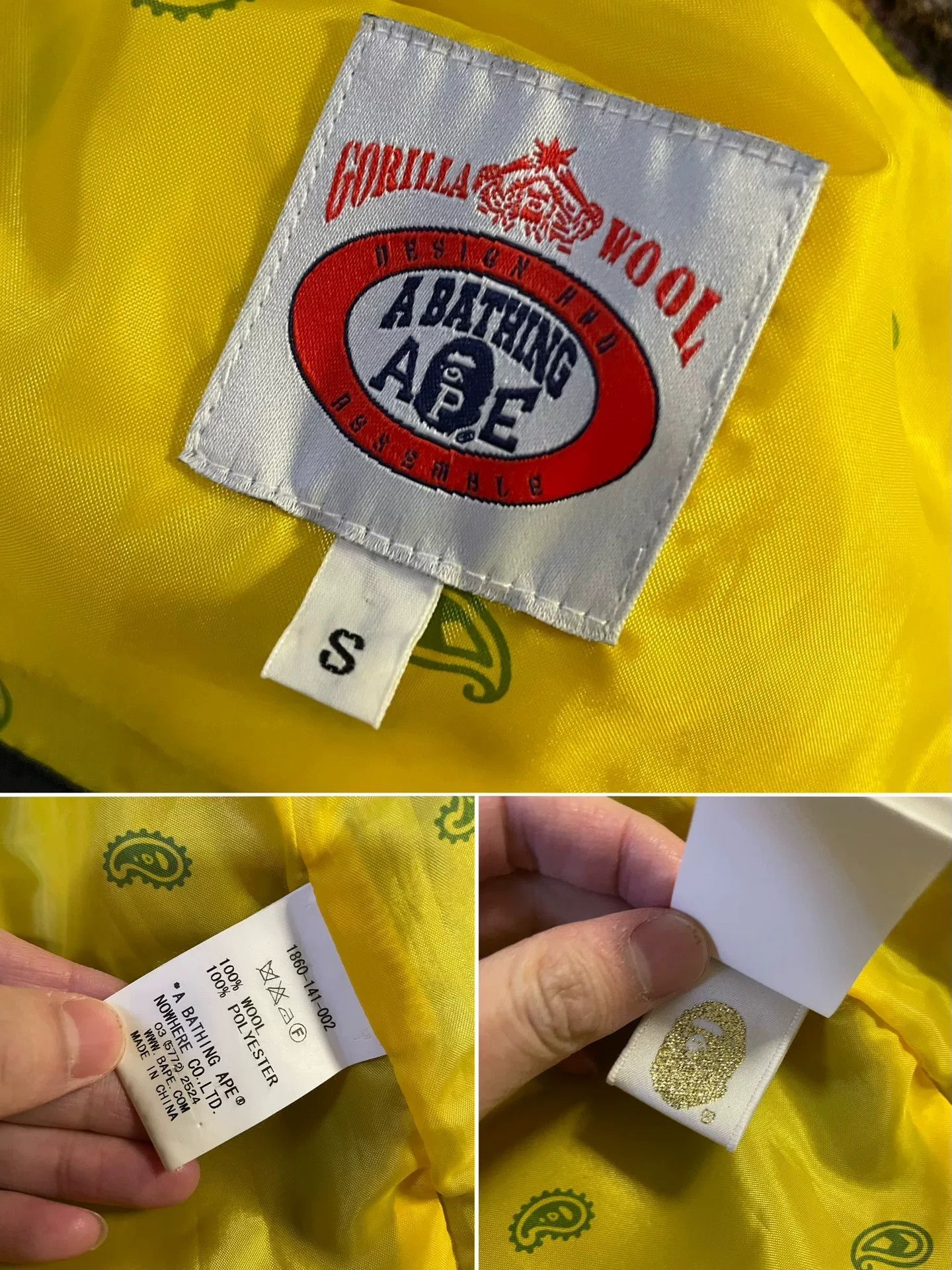 Bape bape x harris tweed wool coat Size US S / EU 44-46 / 1 - 9 Thumbnail