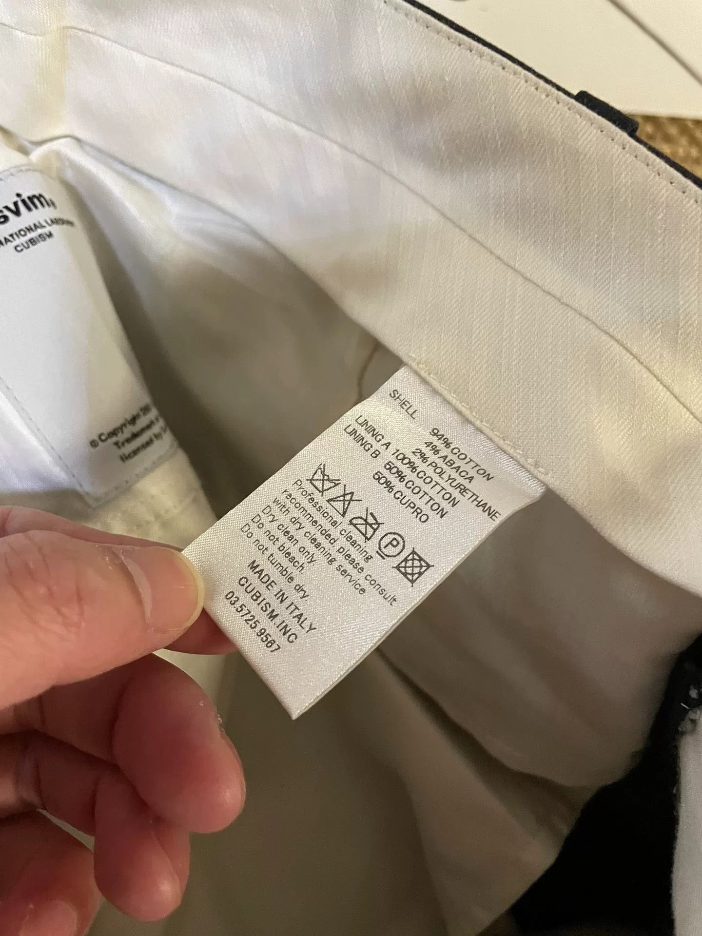 Visvim visvim paccard slacks navy striped trousers Size US 31 - 7 Thumbnail