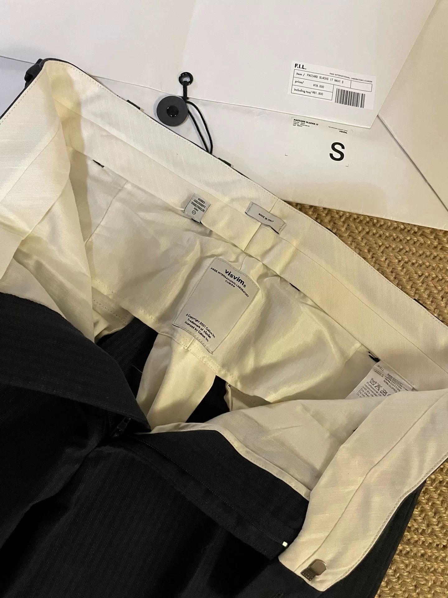 Visvim visvim paccard slacks navy striped trousers Size US 31 - 5 Thumbnail