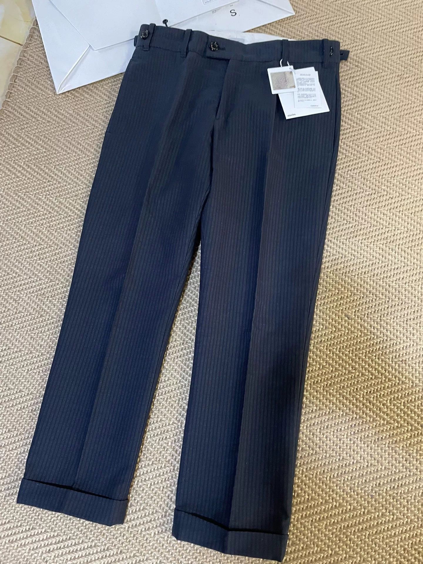 Visvim visvim paccard slacks navy striped trousers Size US 31 - 3 Thumbnail