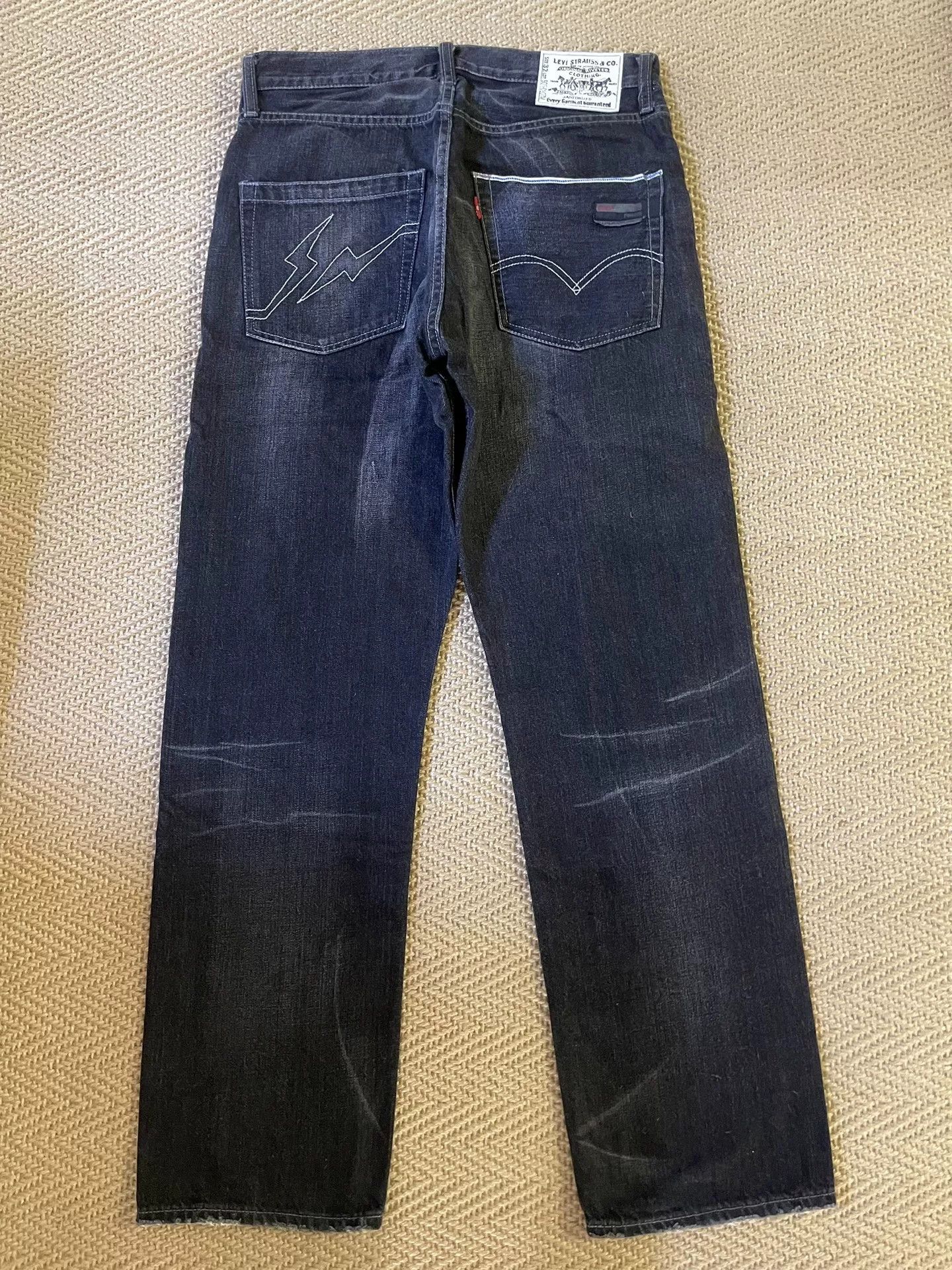 Levi's levis fenom heavy washed denim pants Size US 32 / EU 48 - 2 Thumbnail
