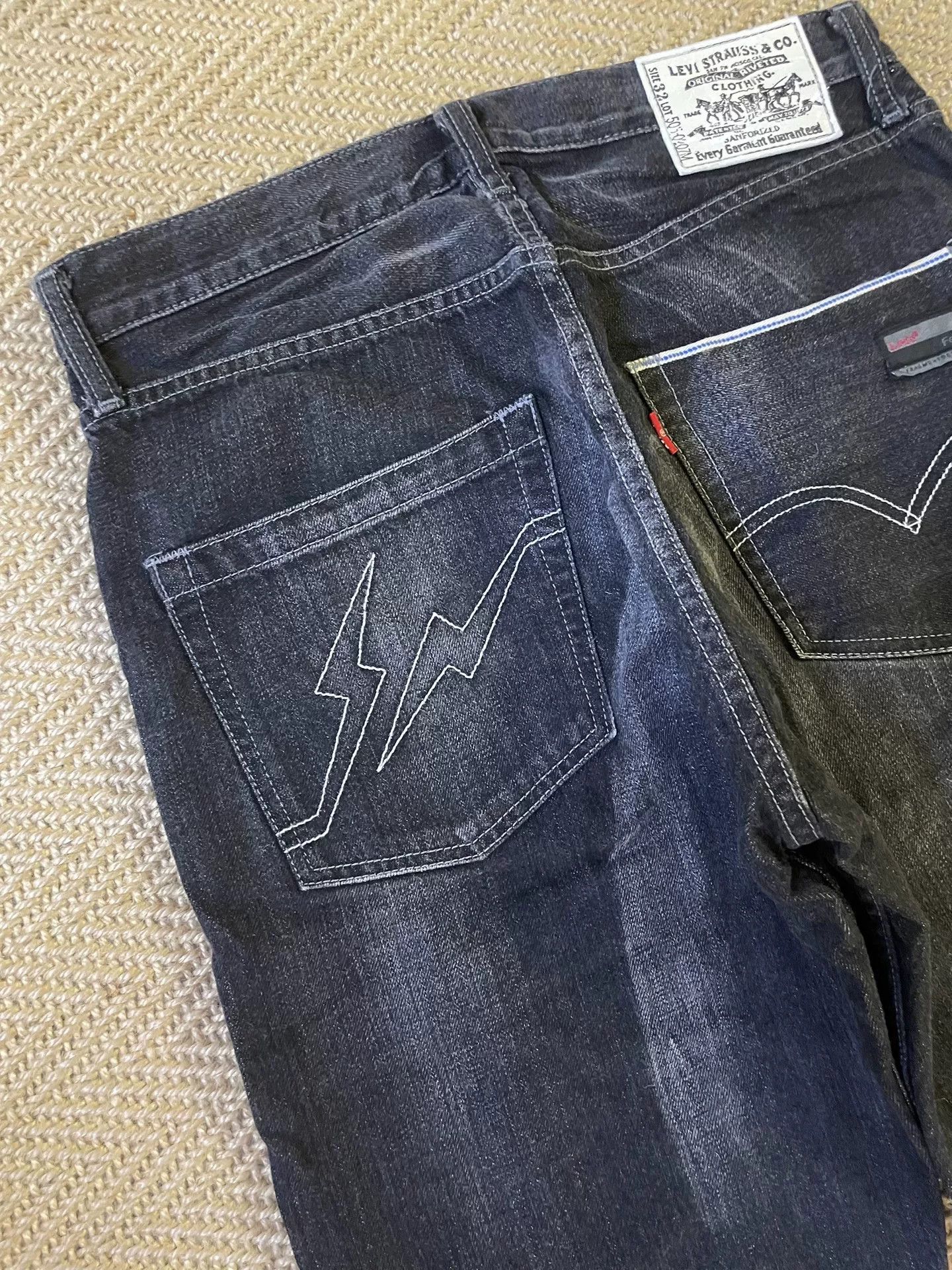 Levi's levis fenom heavy washed denim pants Size US 32 / EU 48 - 5 Thumbnail