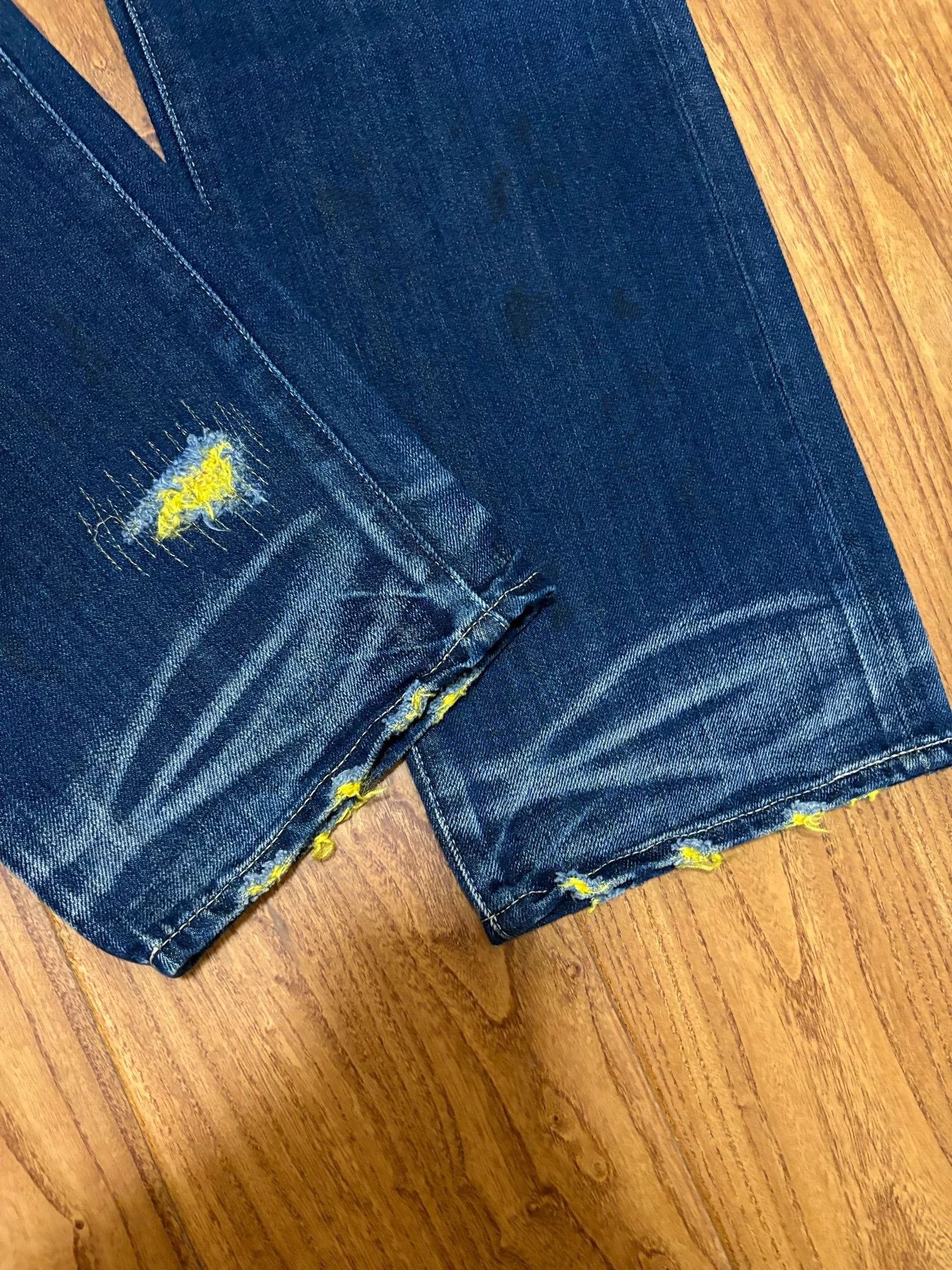 CLOT clot levi's kazuki distressed denim pants Size US 34 / EU 50 - 3 Thumbnail