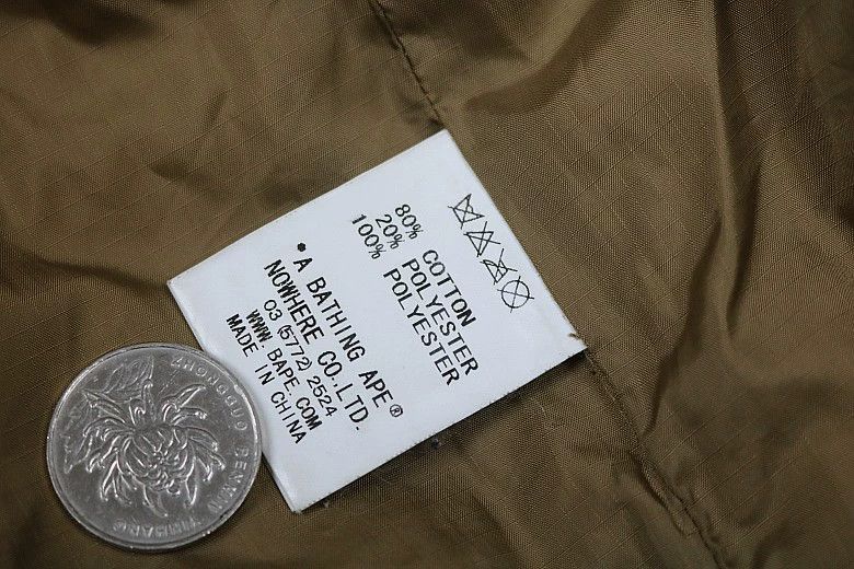 Bape bape corduroy down jacket with fur hood Size US M / EU 48-50 / 2 - 5 Thumbnail
