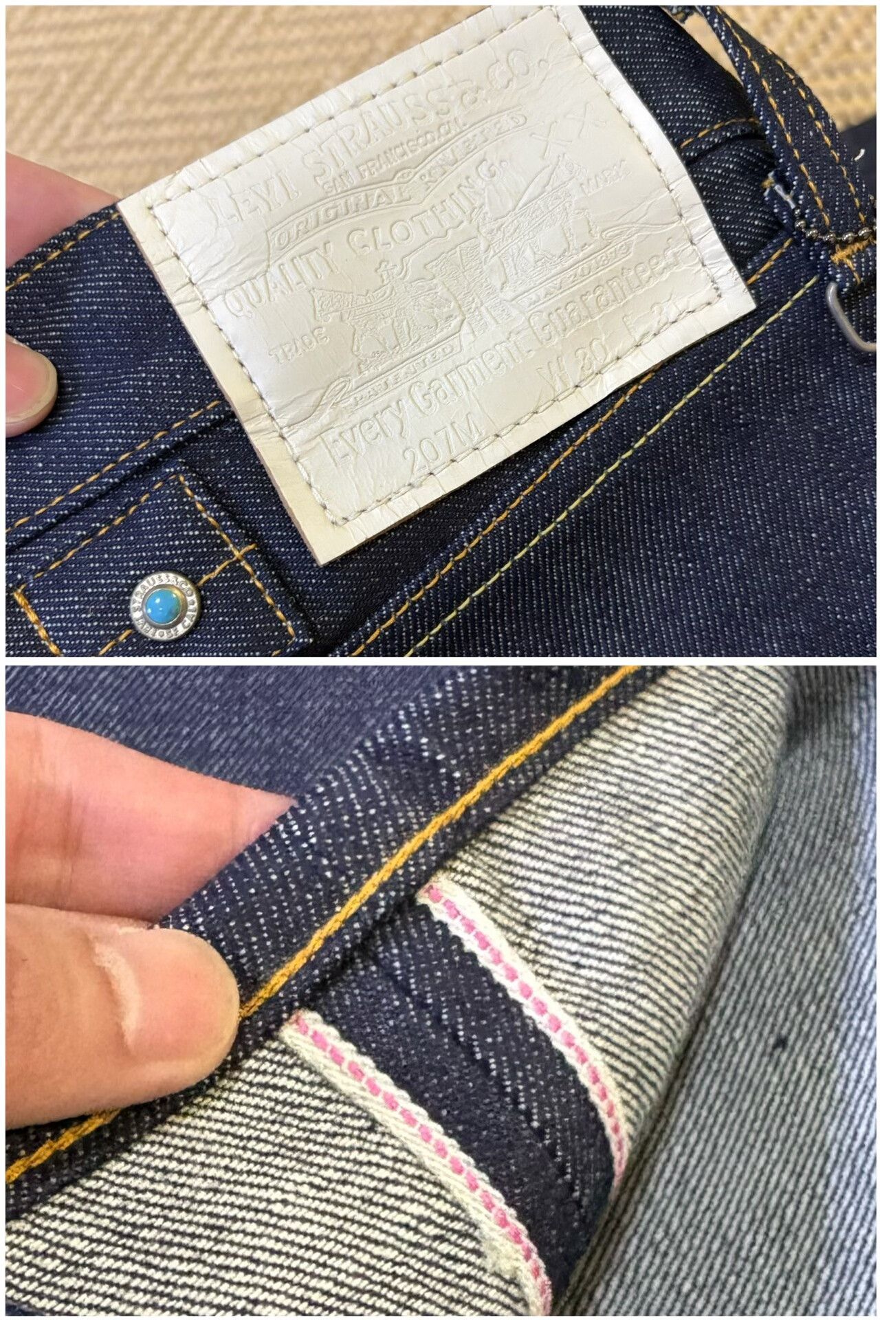 Levi's levis fenom turquoise denim pants Size US 30 / EU 46 - 5 Thumbnail